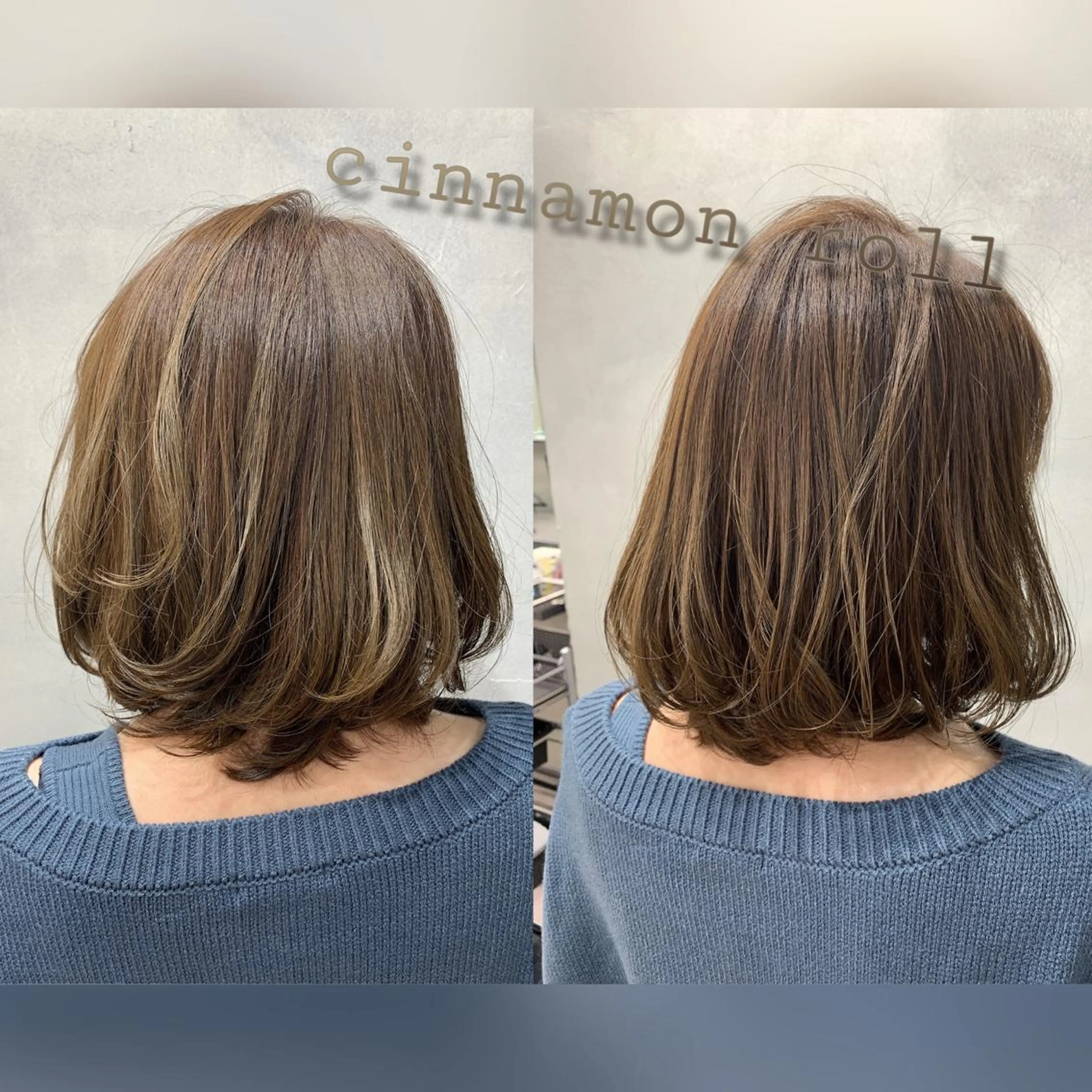 ミディアム カラー パーマ ヘアアレンジ 個室で似合わせ好印象 🧡外山弥千代のヘアスタイル