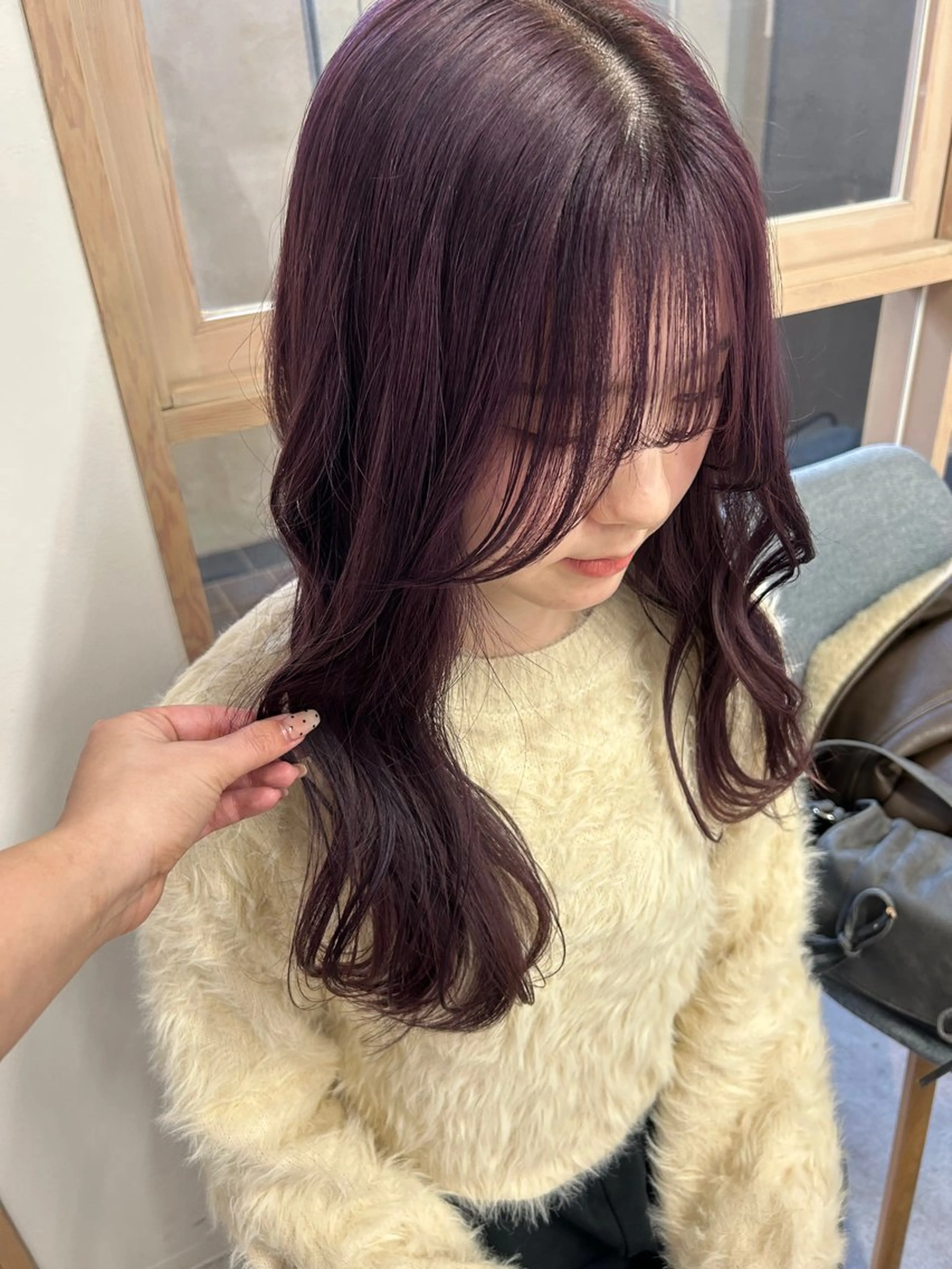 セミロング ショート/透明感/ 髪質改善/chinaのヘアスタイル