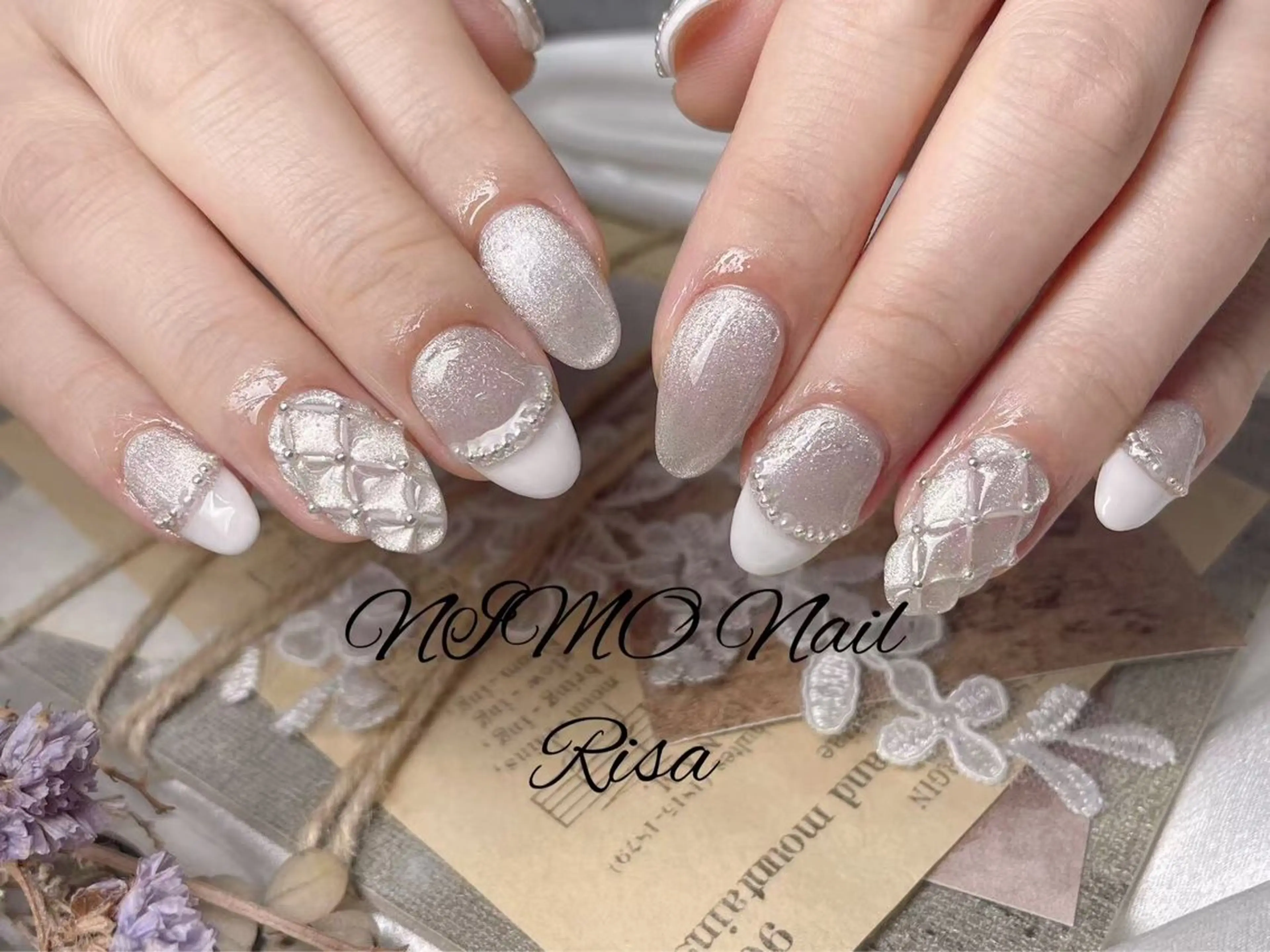 （オフ無料，ケア込み）人気NO.1⃣️持ち込みデザイン✨（6～8本シンプルデザインOK）💗（オフ無料ケア込み）の写真