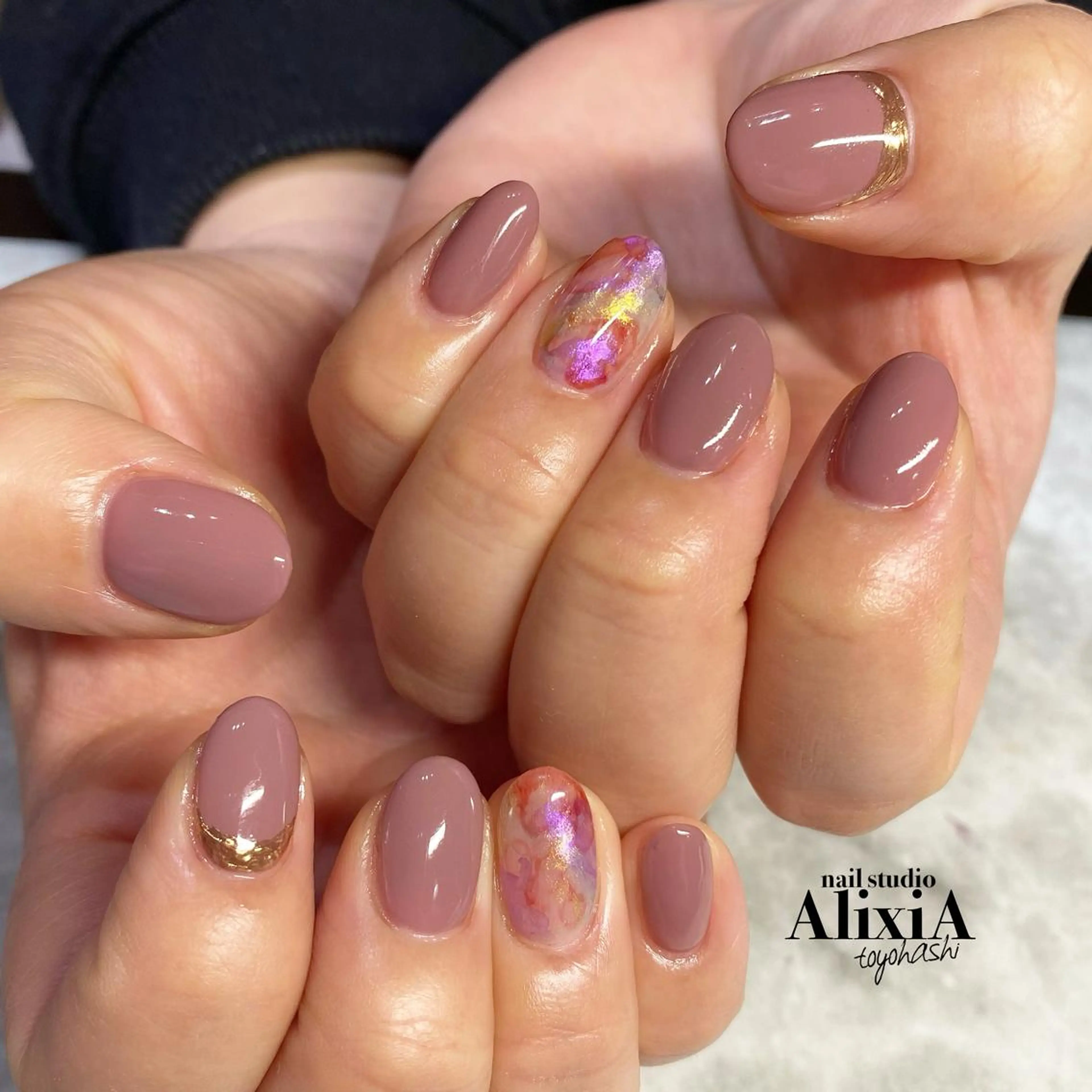 ネイル ハンドネイル AlixiA ゆみのネイルデザイン