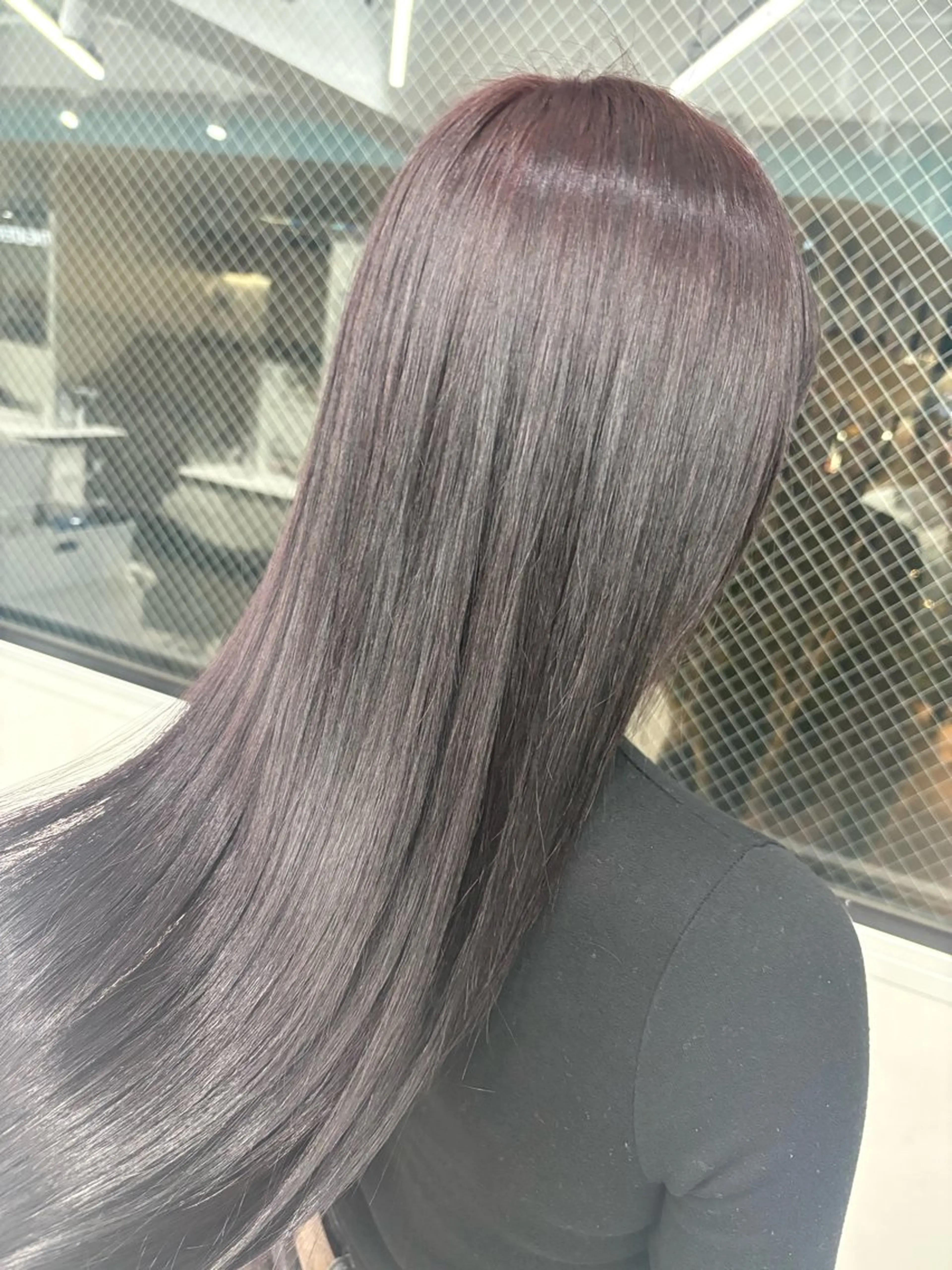 ロング カラー 韓国風艶カラー🪽 yuuna🪽🍨のヘアスタイル