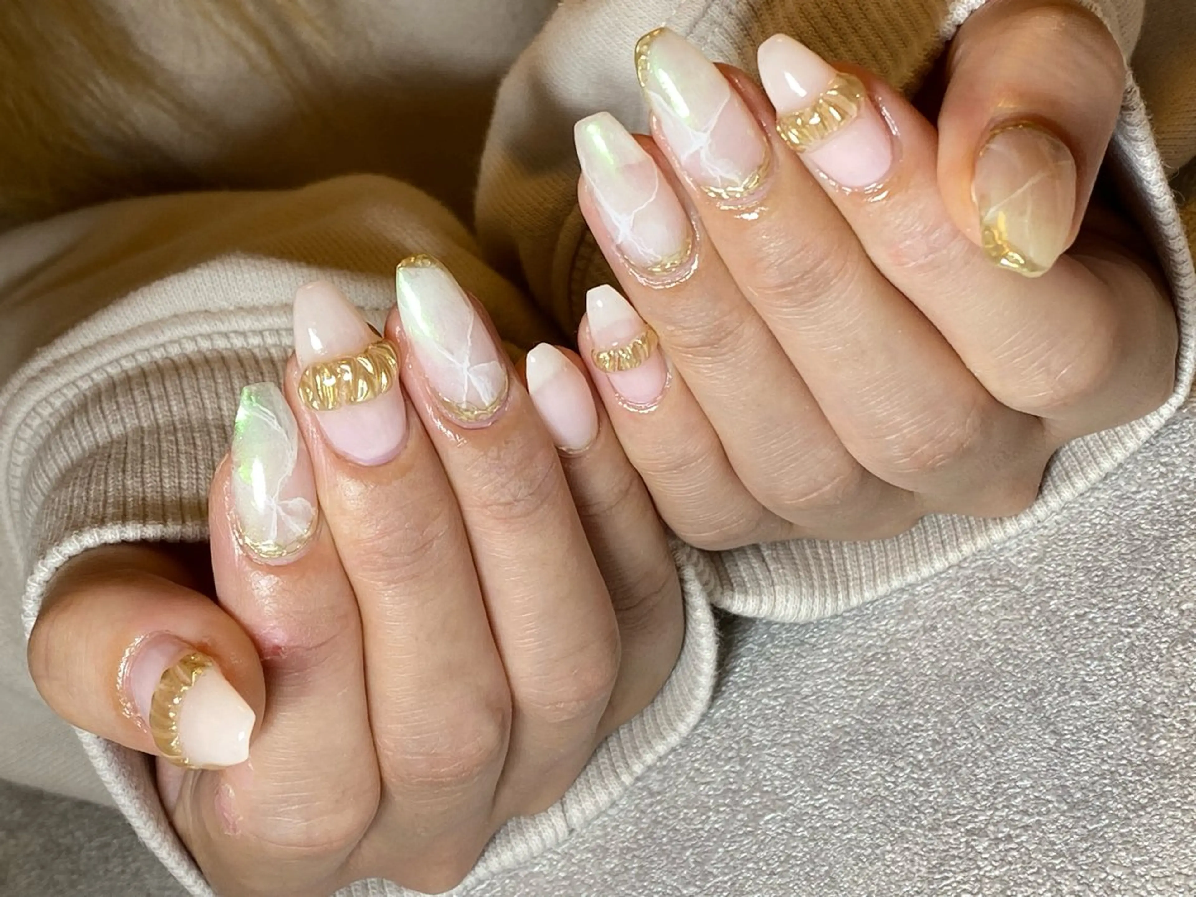 ネイル ニュアンスネイル ハンドネイル LIll nailのネイルデザイン