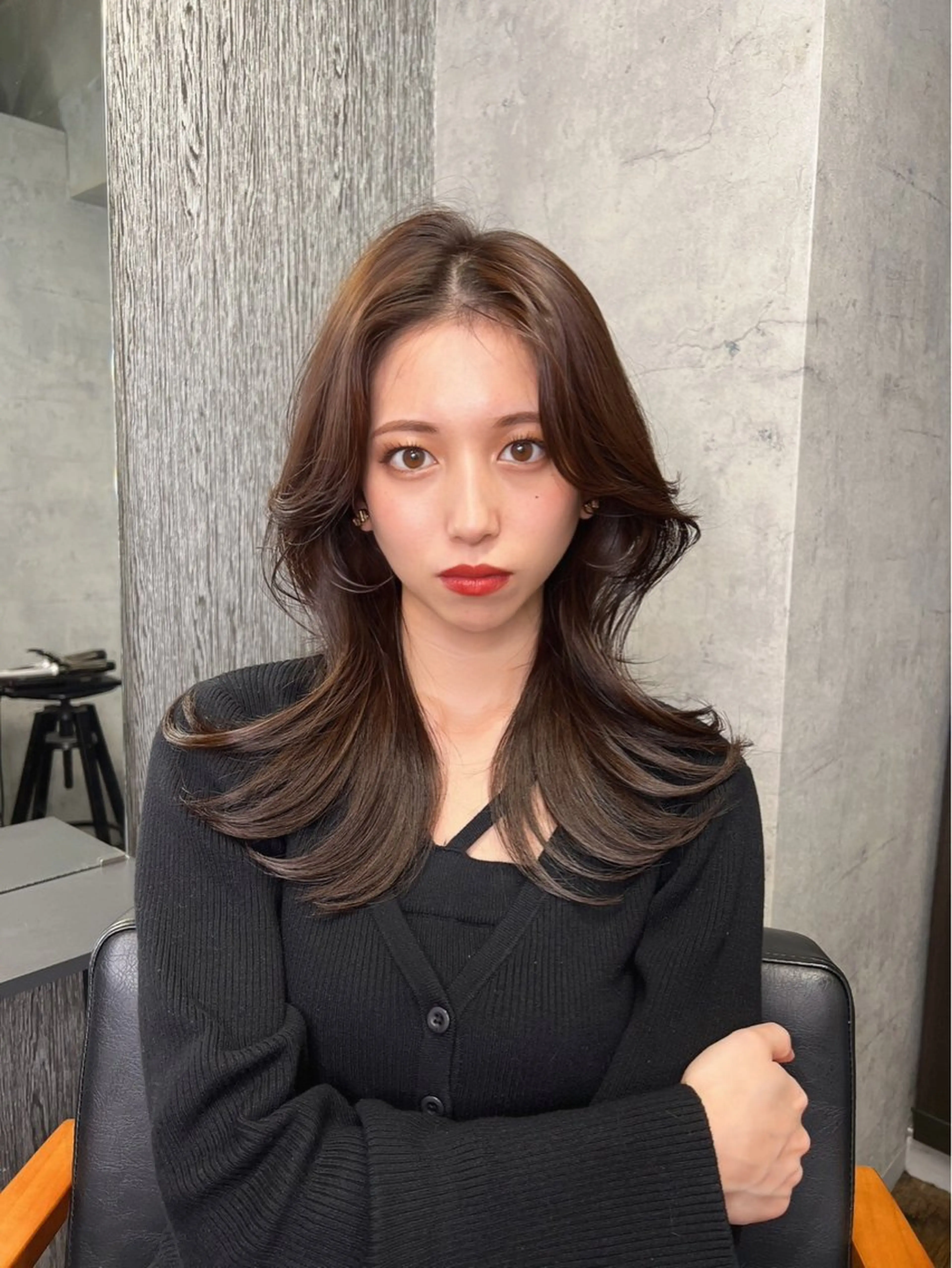 ミディアム カラー パーマ ヘアアレンジ 🇰🇷韓国トレンド ヘア🇰🇷高田のヘアスタイル