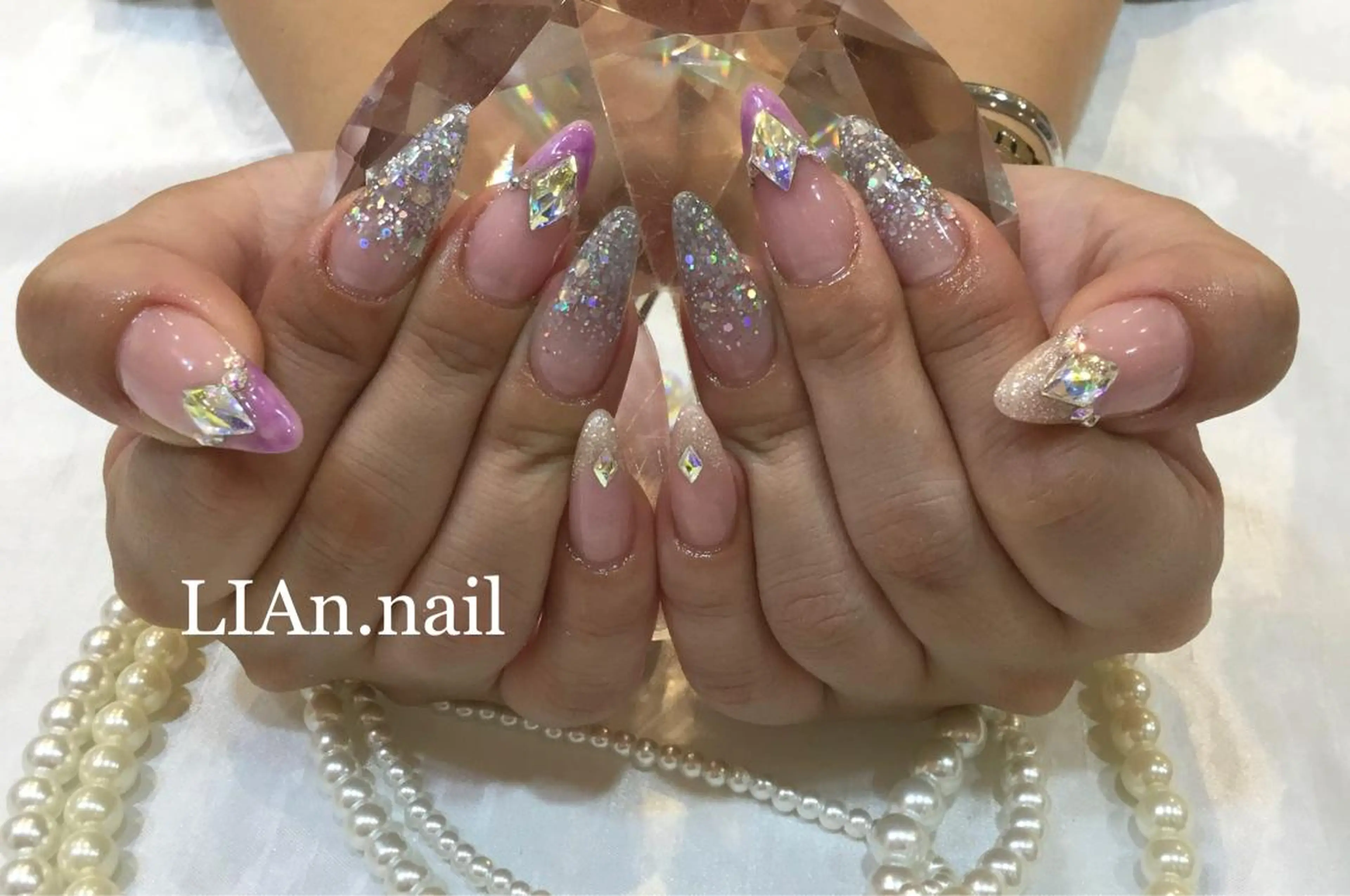 ネイル スカルプネイル Lian nailのネイルデザイン