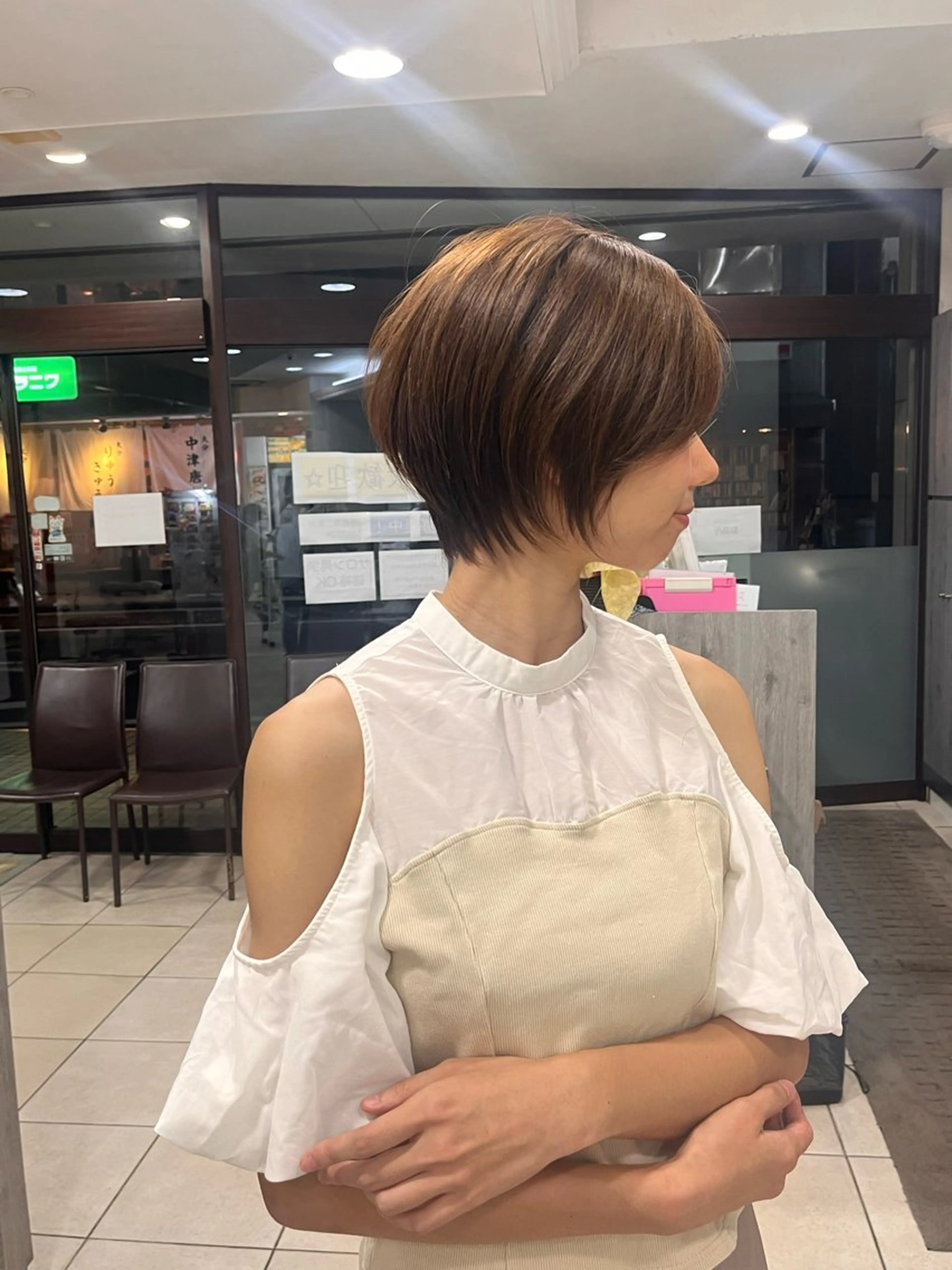 ショート カット ヘアカラー トリートメント ✨髪質改善・縮毛矯正 専門美容室マーベルのヘアスタイル
