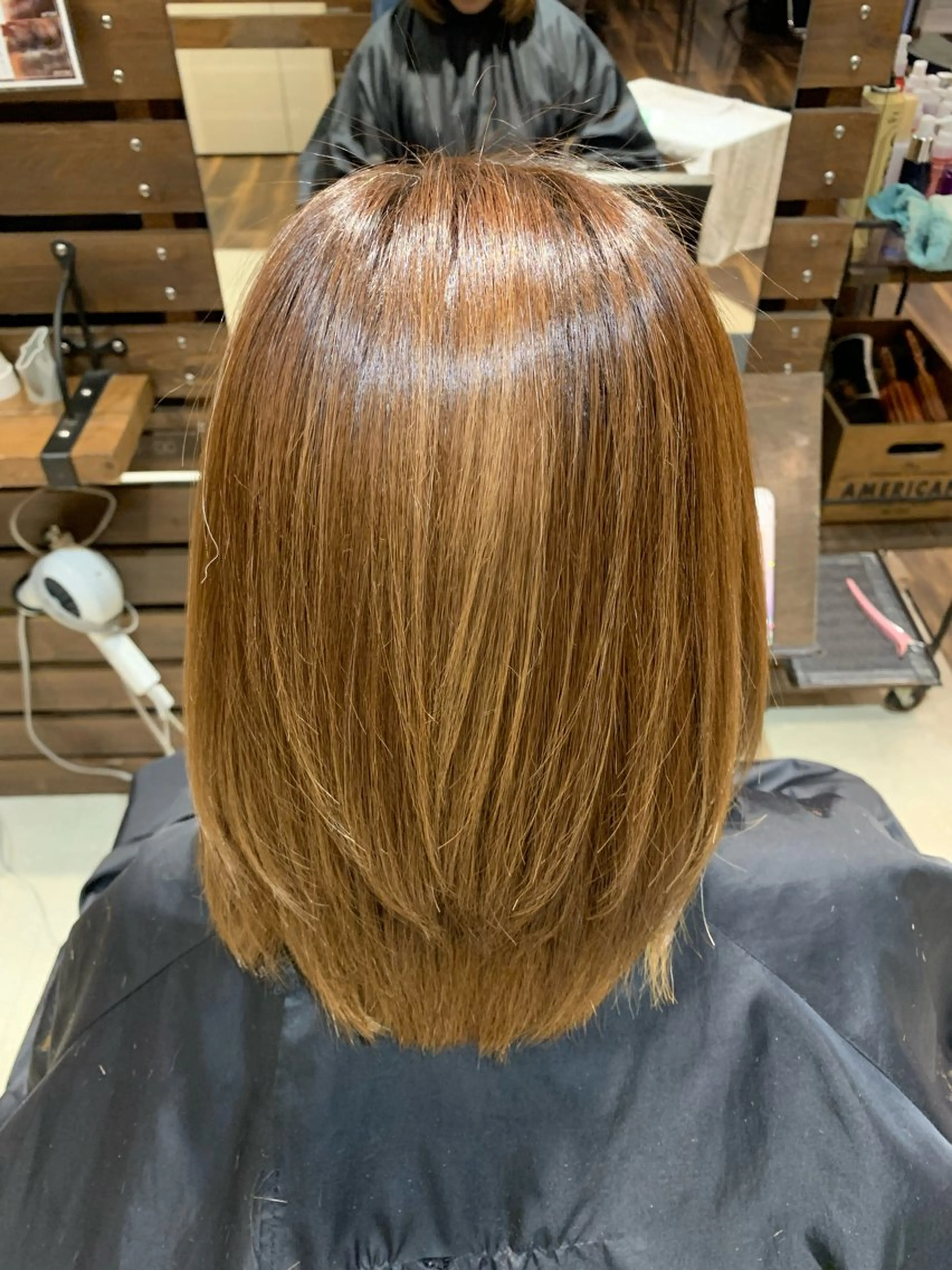 🌻〈縮毛矯正＋Aujuaシャンプー〉クセを伸ばし、艶髪へ。🌻の写真