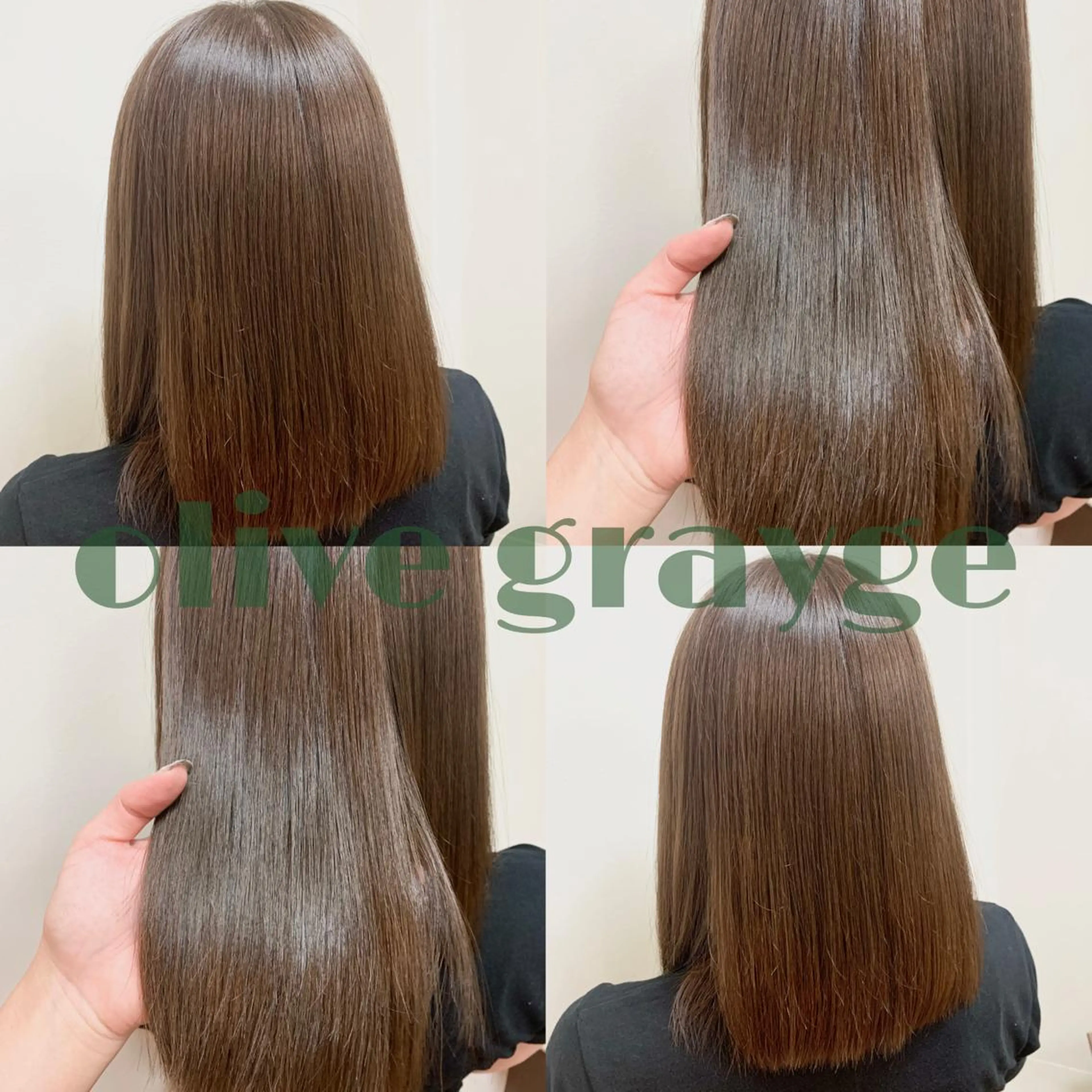 ミディアム 小澤 志穂のヘアスタイル