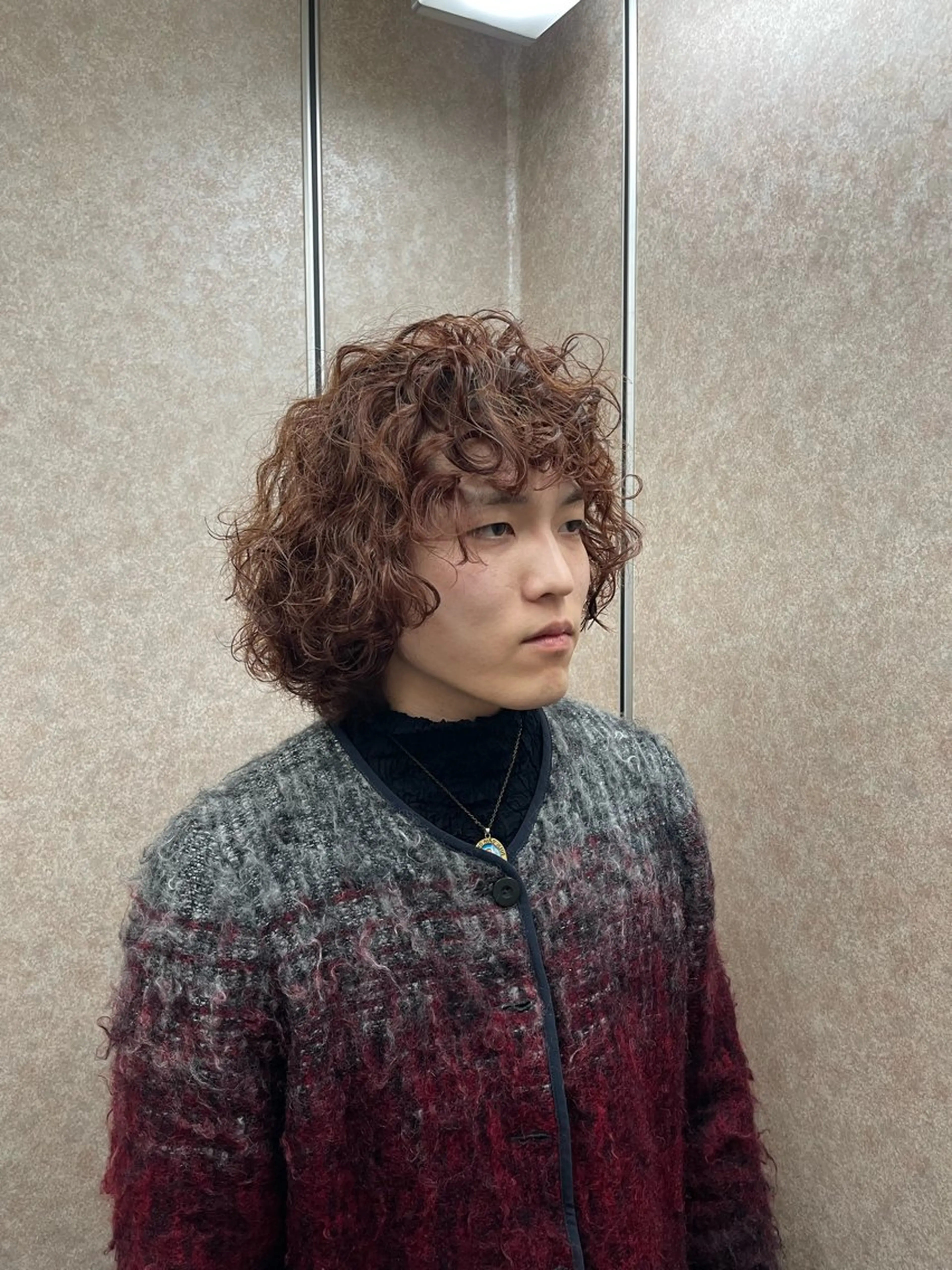 ミディアム パーマ メンズ 🌚モデル募集60% off:Fuka🌝のヘアスタイル