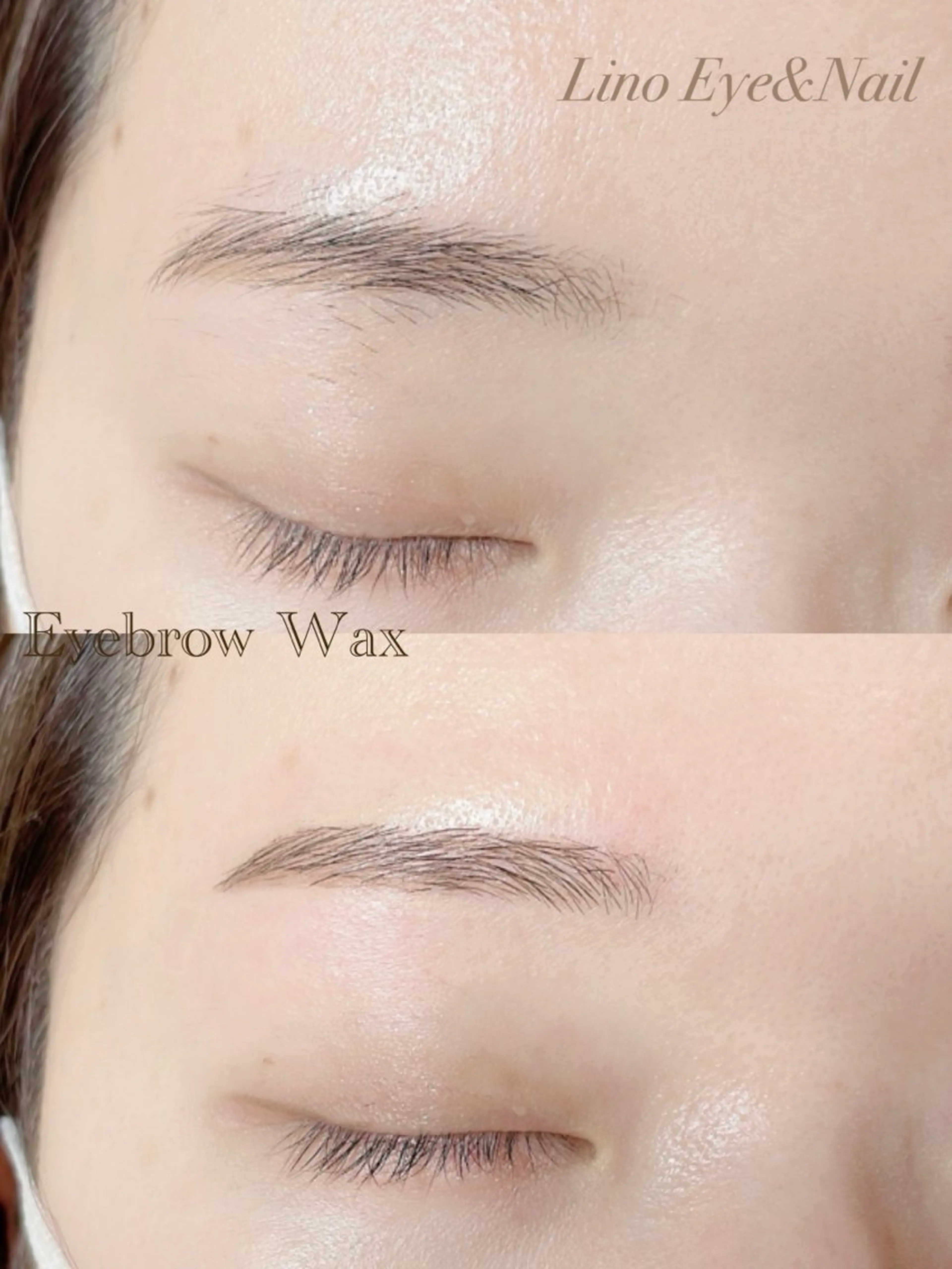 リピーター様🔄🎀レディースアイブロウワックス➕アイブロウ脱色⟡.˚毛量調節、メイク仕上げ込💄💖の写真