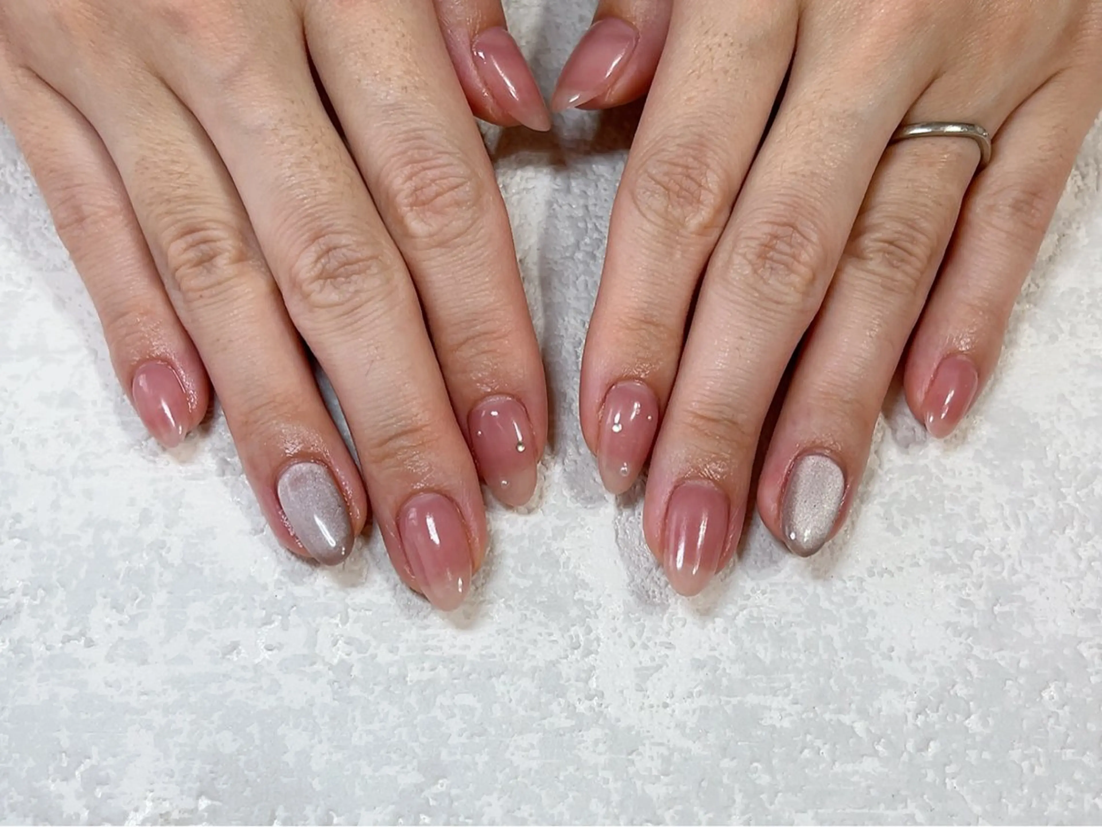 ネイル ジェルネイル メンズネイル パラジェル シンプルネイル 春ネイル kikinail 溝の口のネイルデザイン