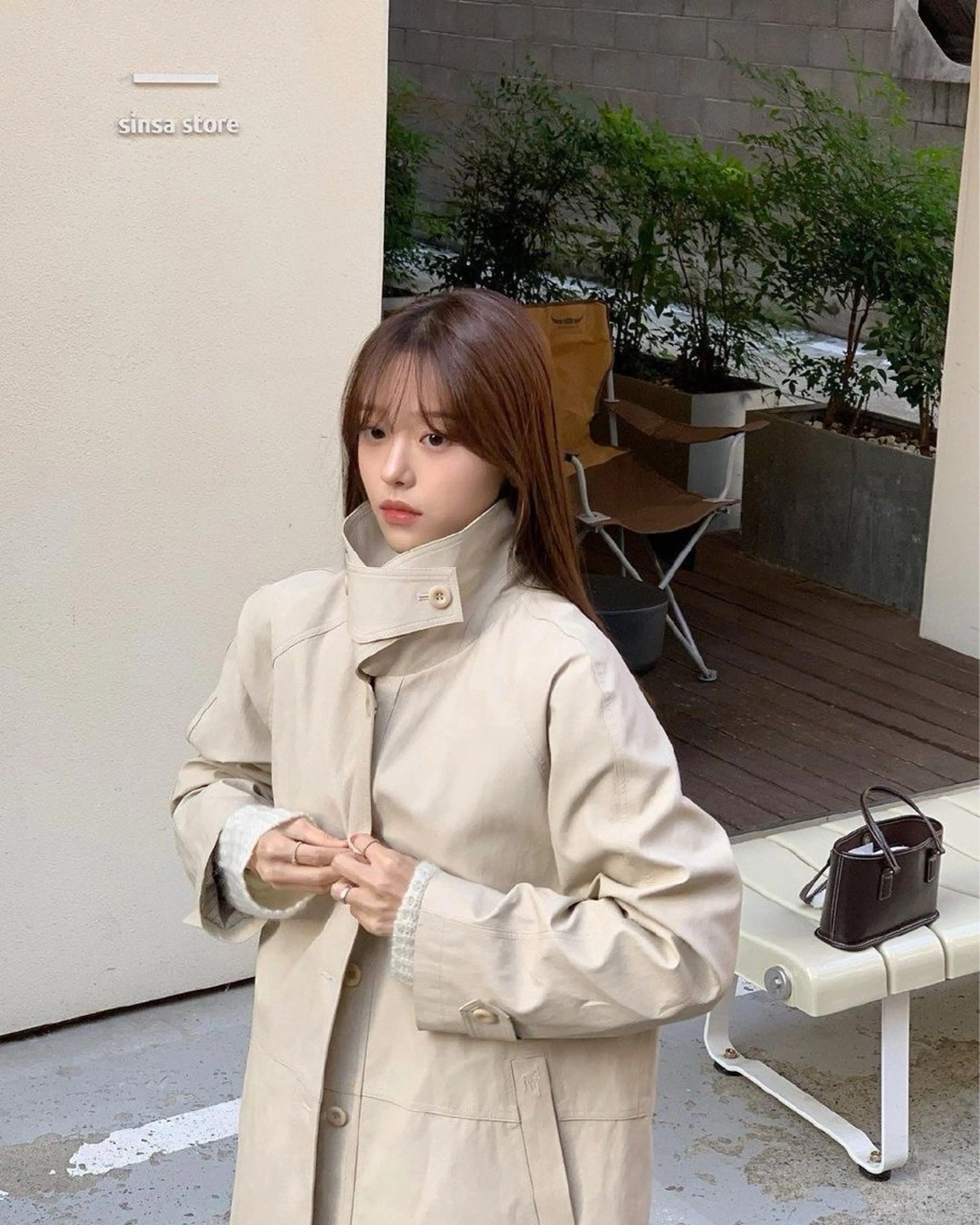 ロング カラー カット ヘアカラー トリートメント 莉乃/縮毛矯正/髪質 改善/艶カラーのヘアスタイル