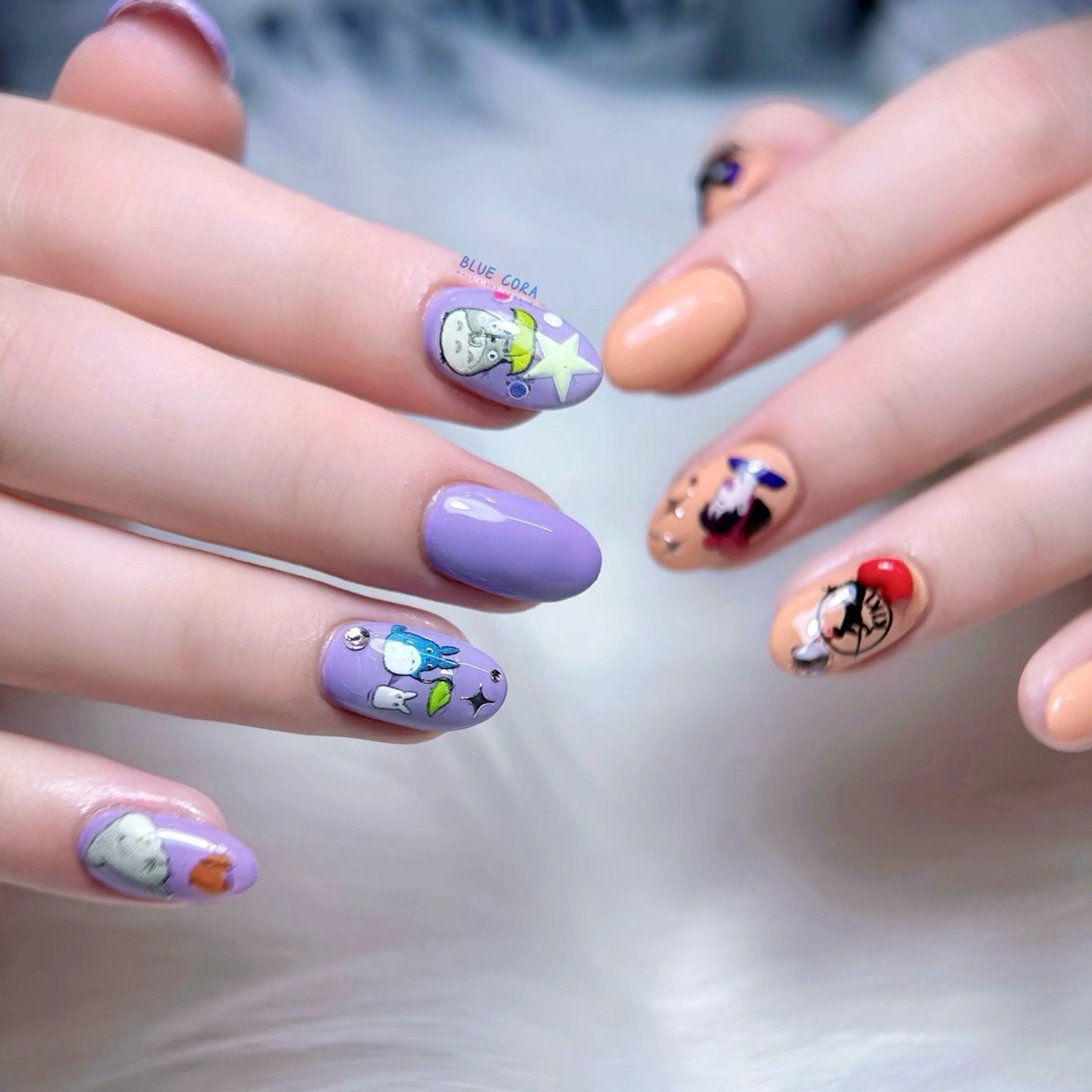 ネイル ハンドネイル ハンドケア BLUE CORAのネイルデザイン