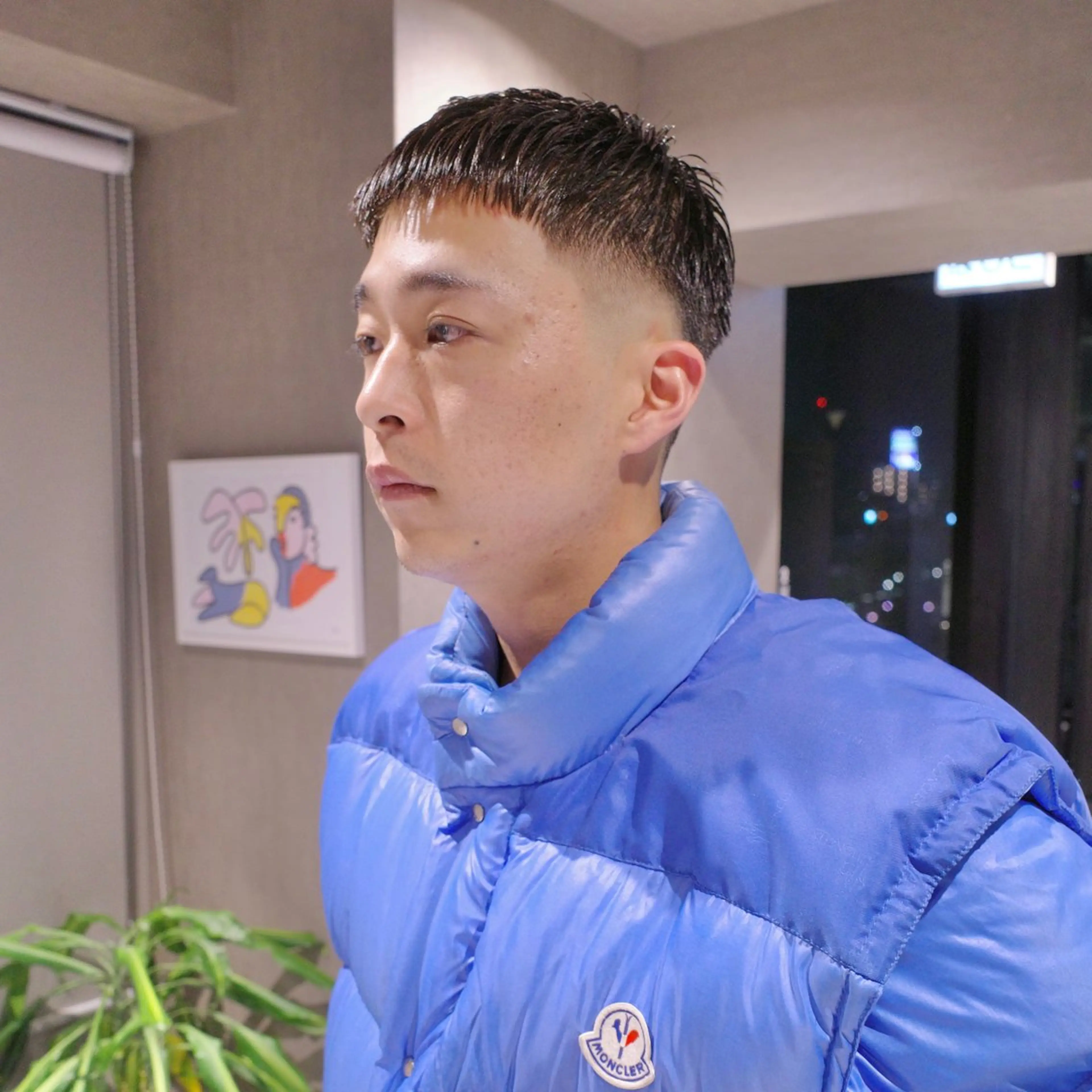 メンズ フェードカット ヨシカワ タツキのヘアスタイル