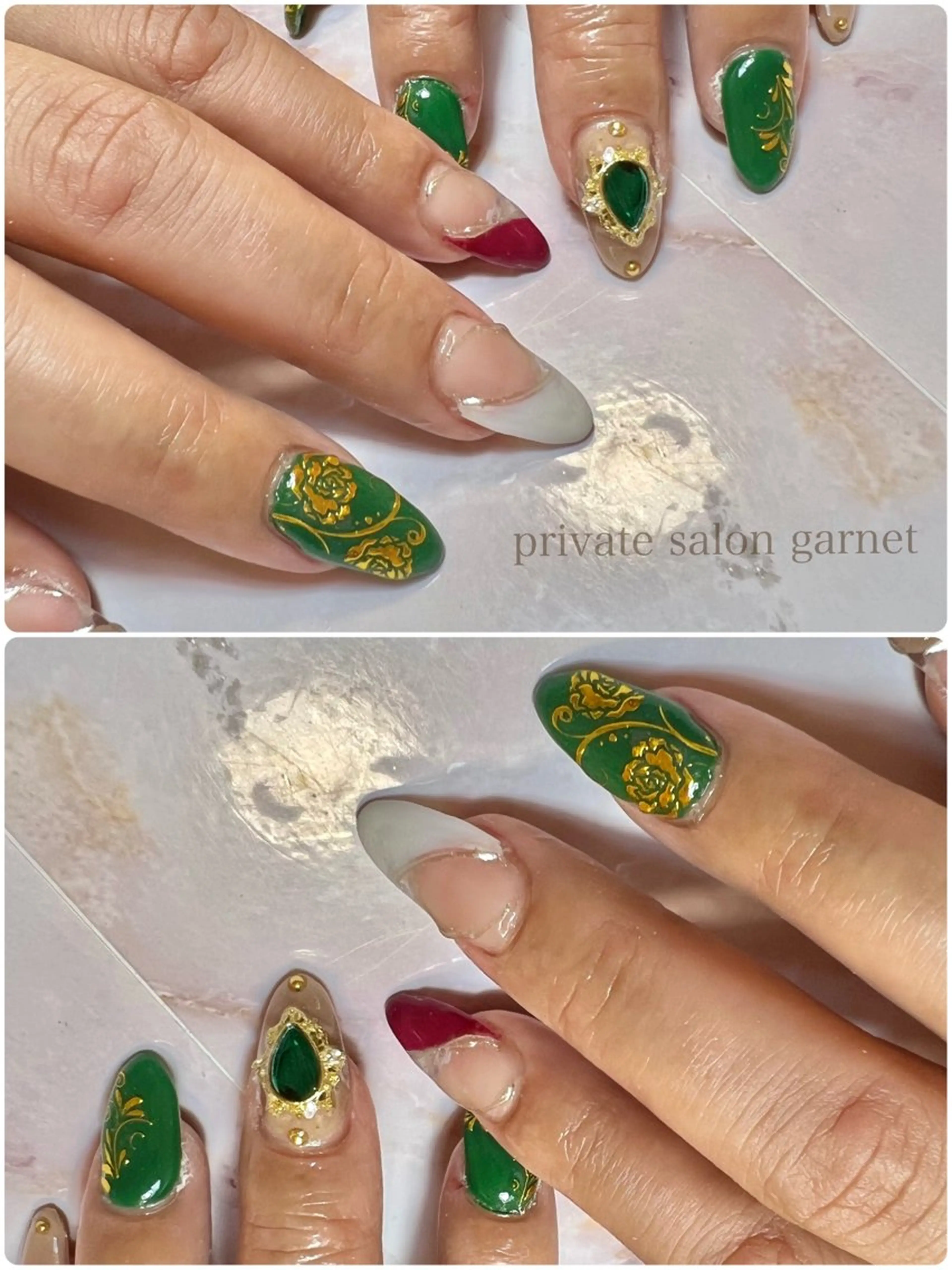 ネイル ハンドネイル Garnet nailのネイルデザイン