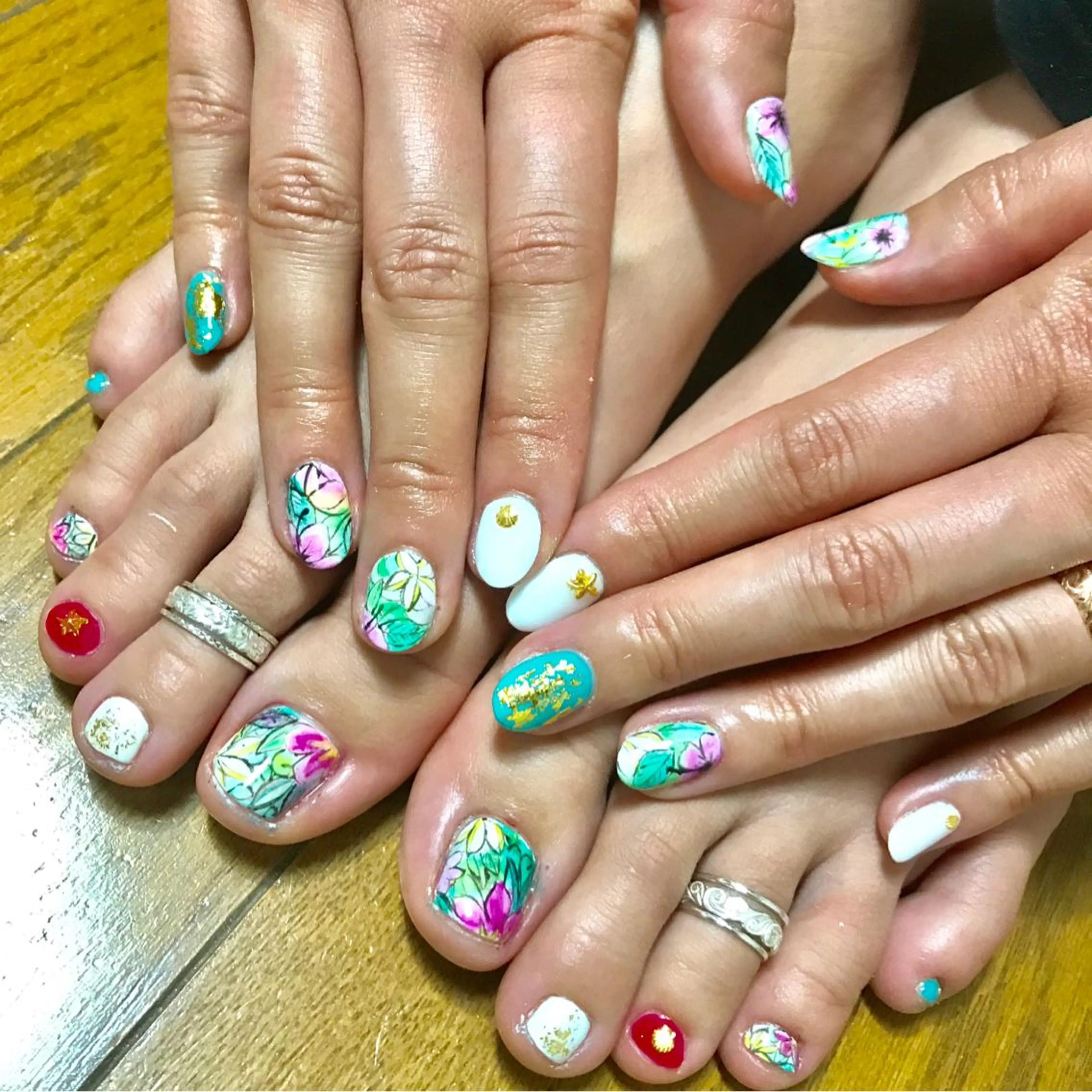 ネイル アートネイル フットネイル 安藤 Charlotteのネイルデザイン