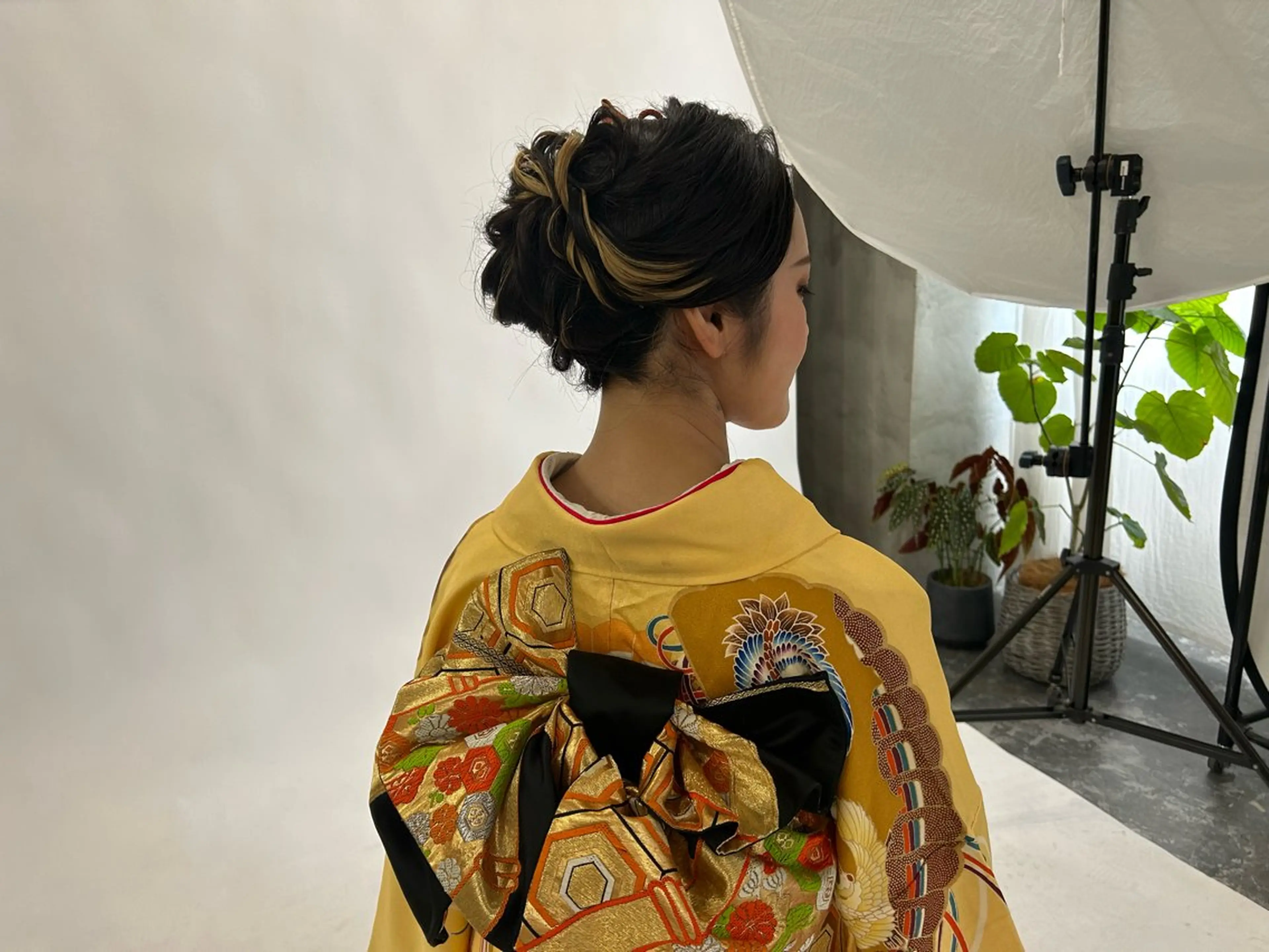 振袖着付けの写真