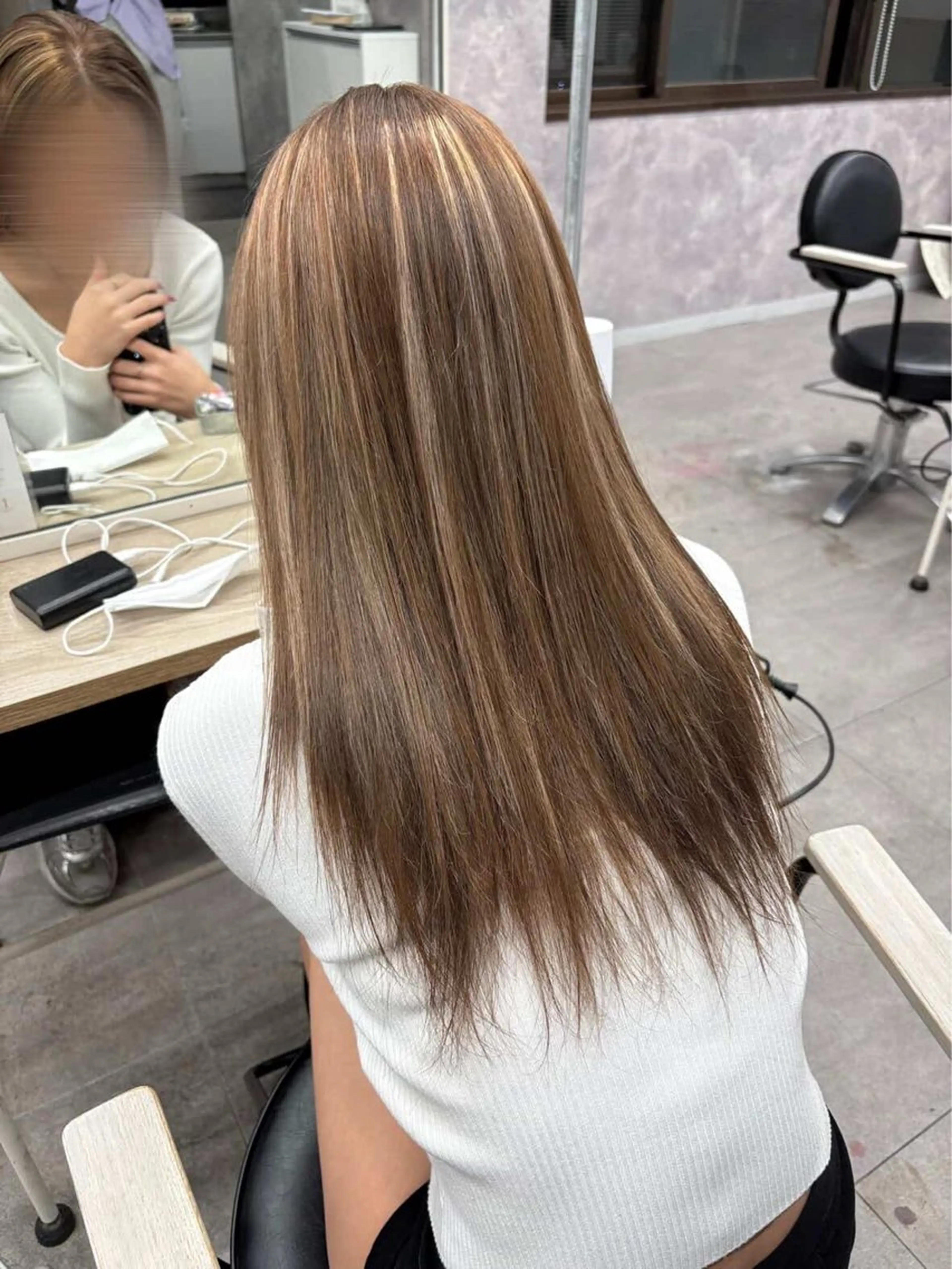 ロング サトウ ユメリのヘアスタイル