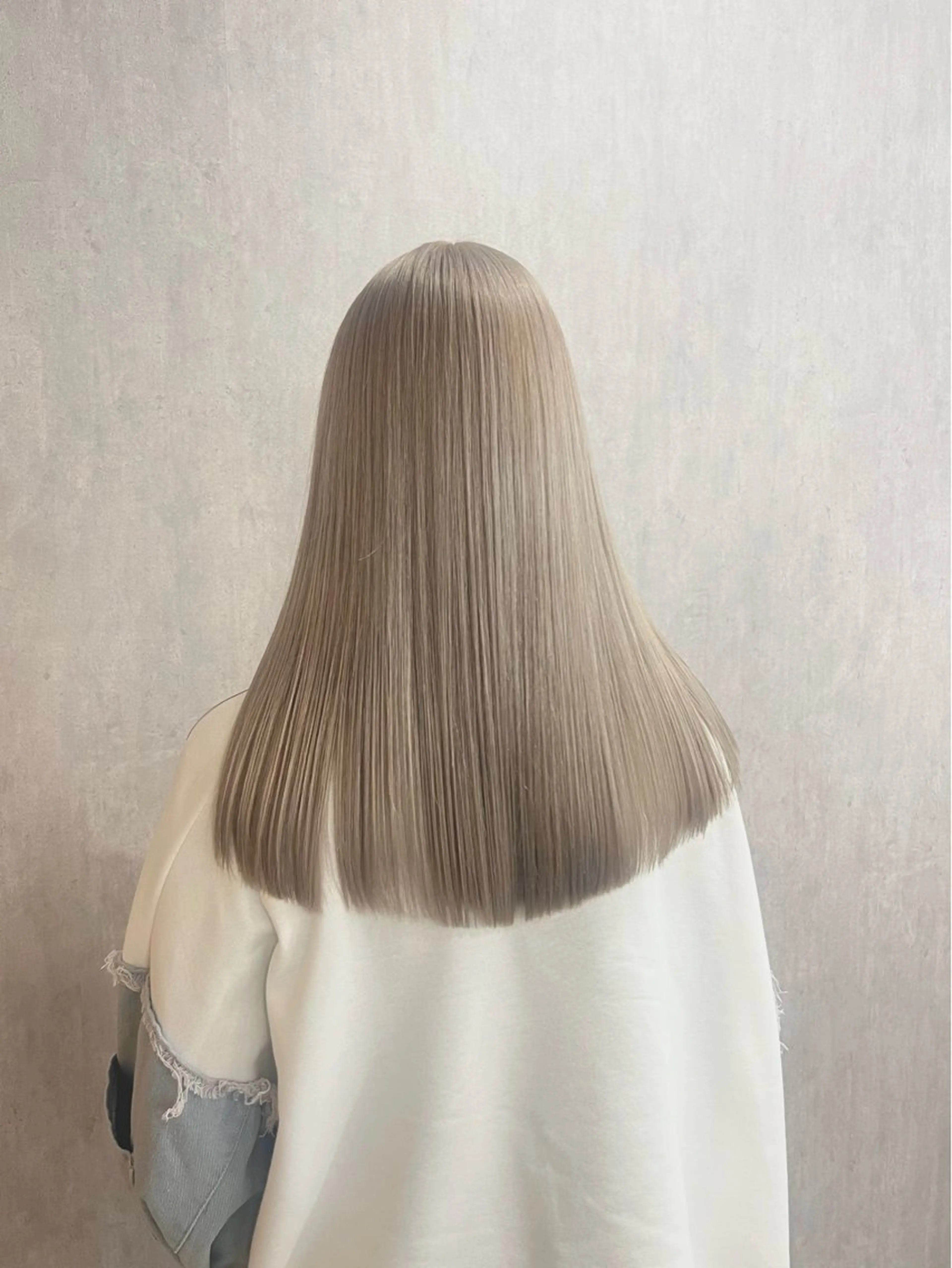 ロング ロング ヘアカラー トリートメント エテルネ 大宮🤍 Yuuri🤍のヘアスタイル