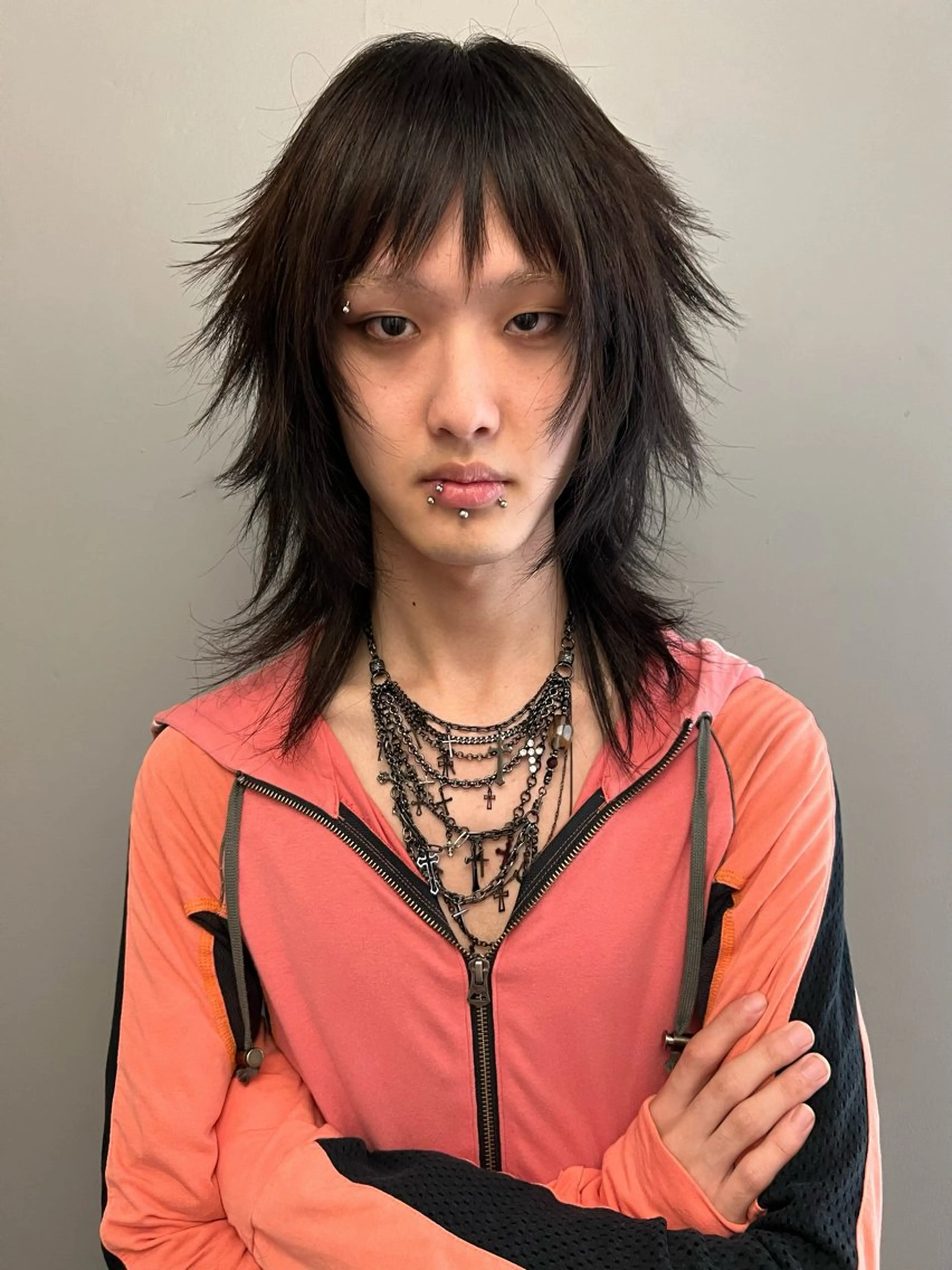 セミロング メンズ カット haco＋所属・圧倒的デザイン力 店長🎨RENAのヘアスタイル