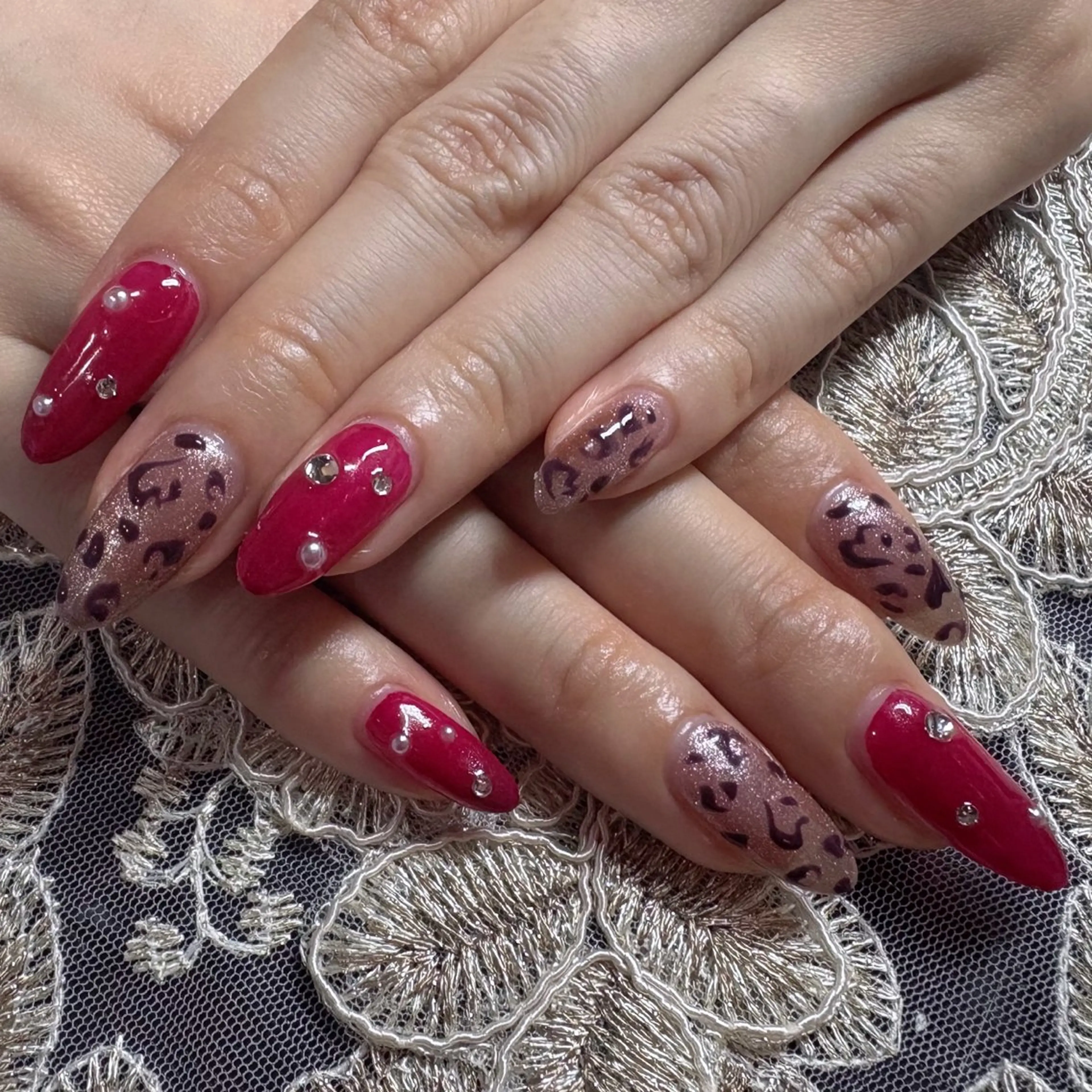 ネイル ハート ハンドネイル NAIL P-BOX .HACHIのネイルデザイン