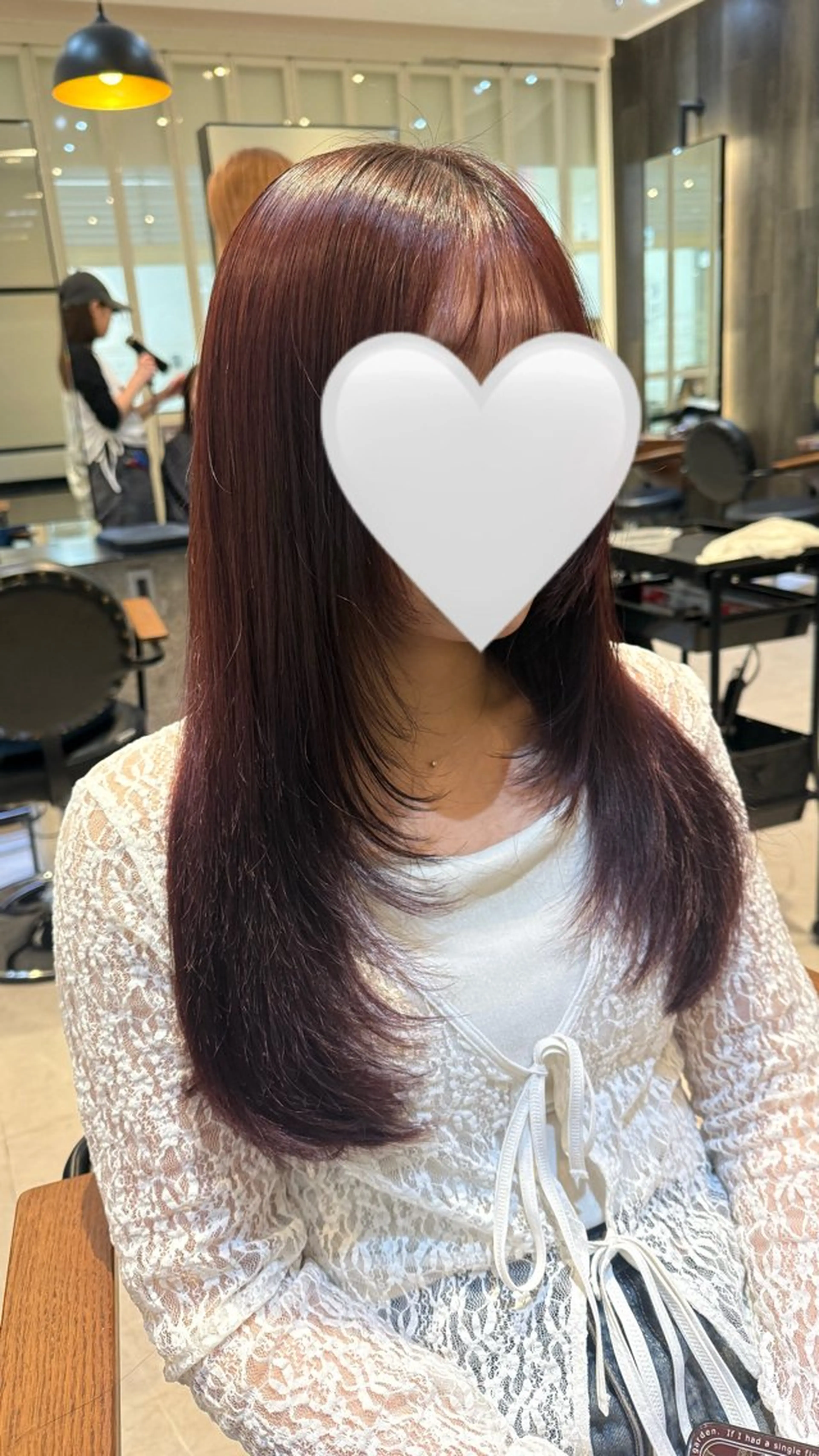 ロング レイヤーカット 韓国ヘア🇰🇷/ みずき/レイヤーのヘアスタイル