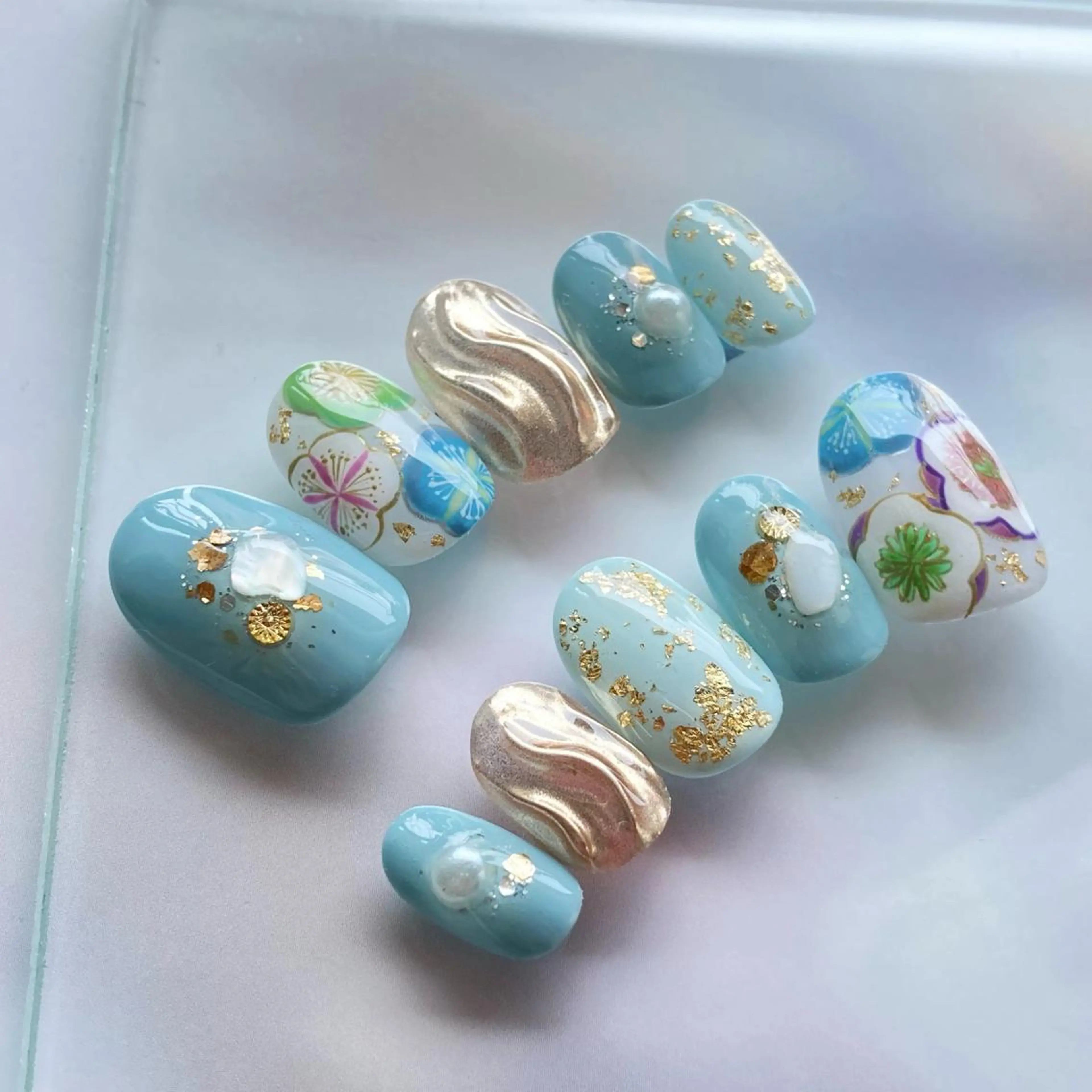 ネイル ハンドネイル フットネイル Nailbeauty marcherのネイルデザイン