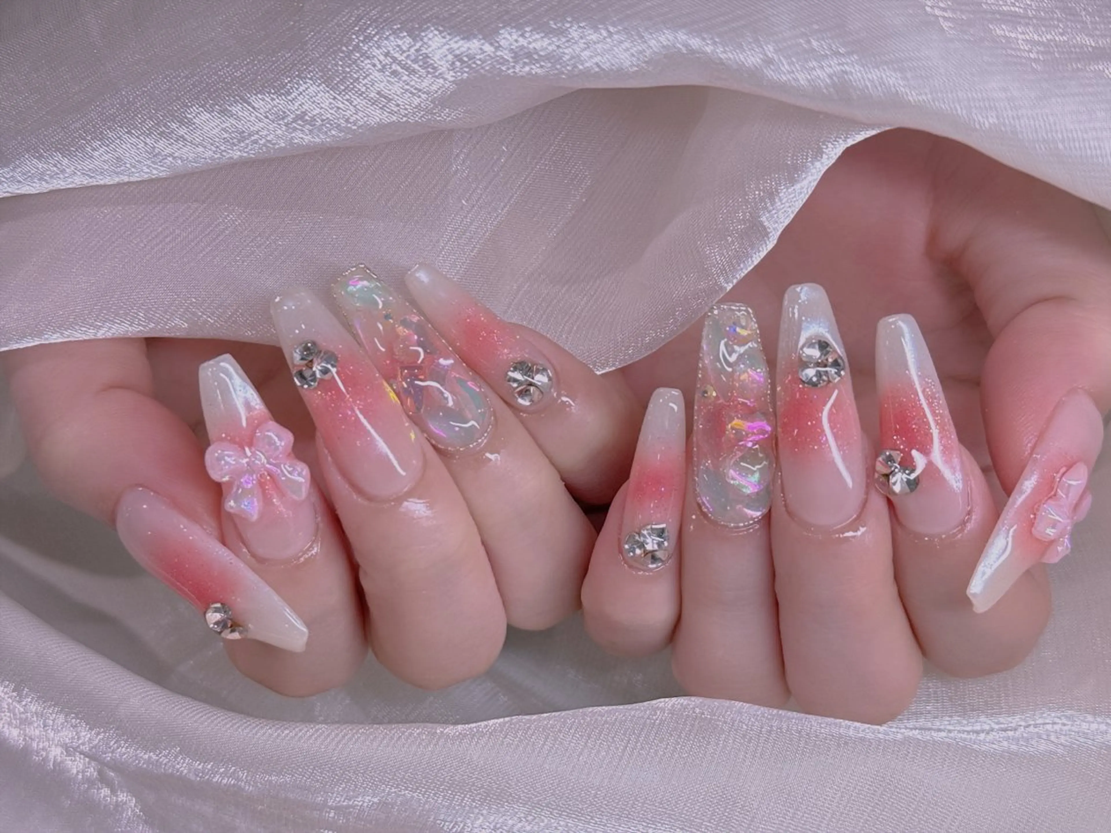 ネイル ハンドネイル 長さだし専門店 M2　rikaのネイルデザイン