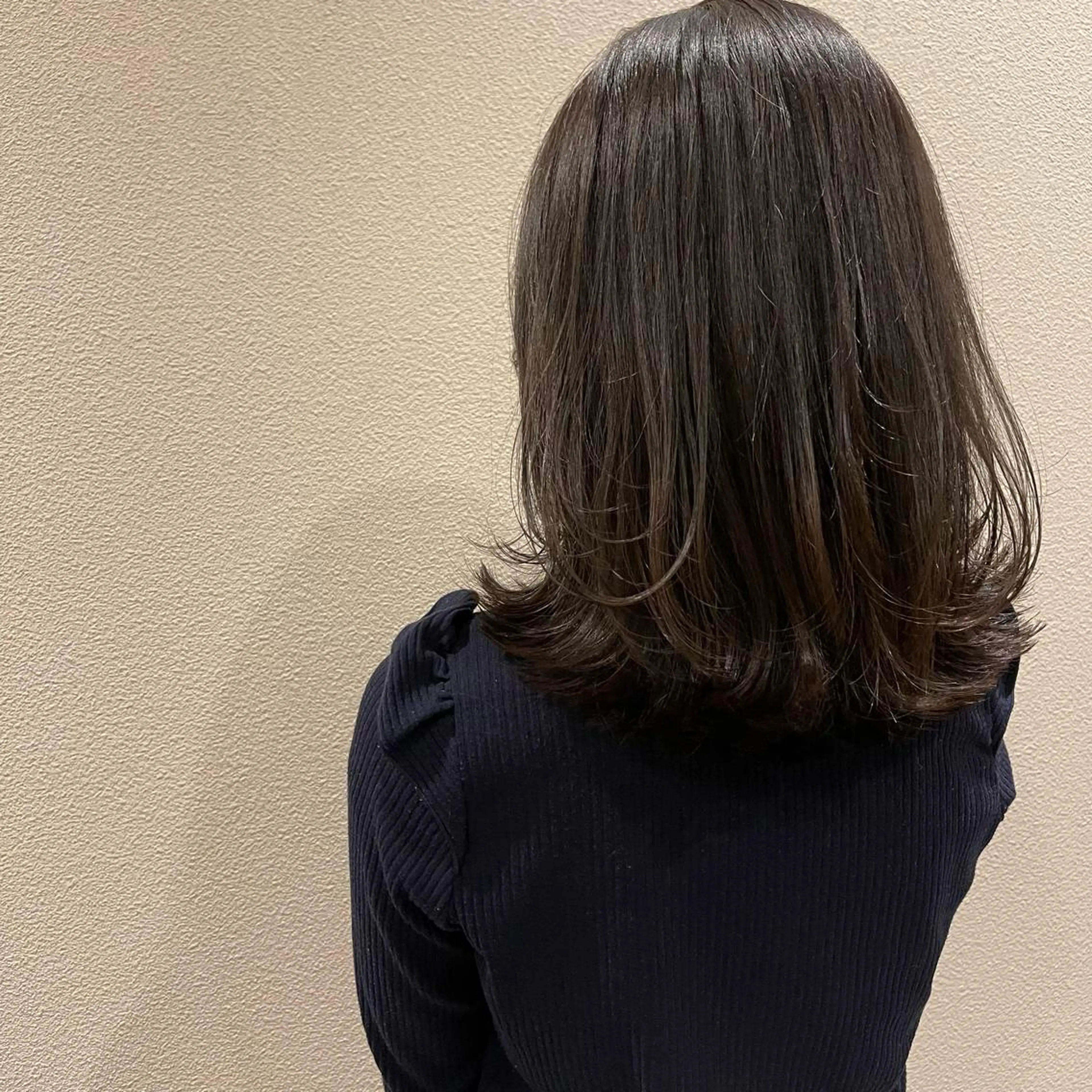 ミディアム トレンド/顔まわり/ レイヤー/髪質改善のヘアスタイル