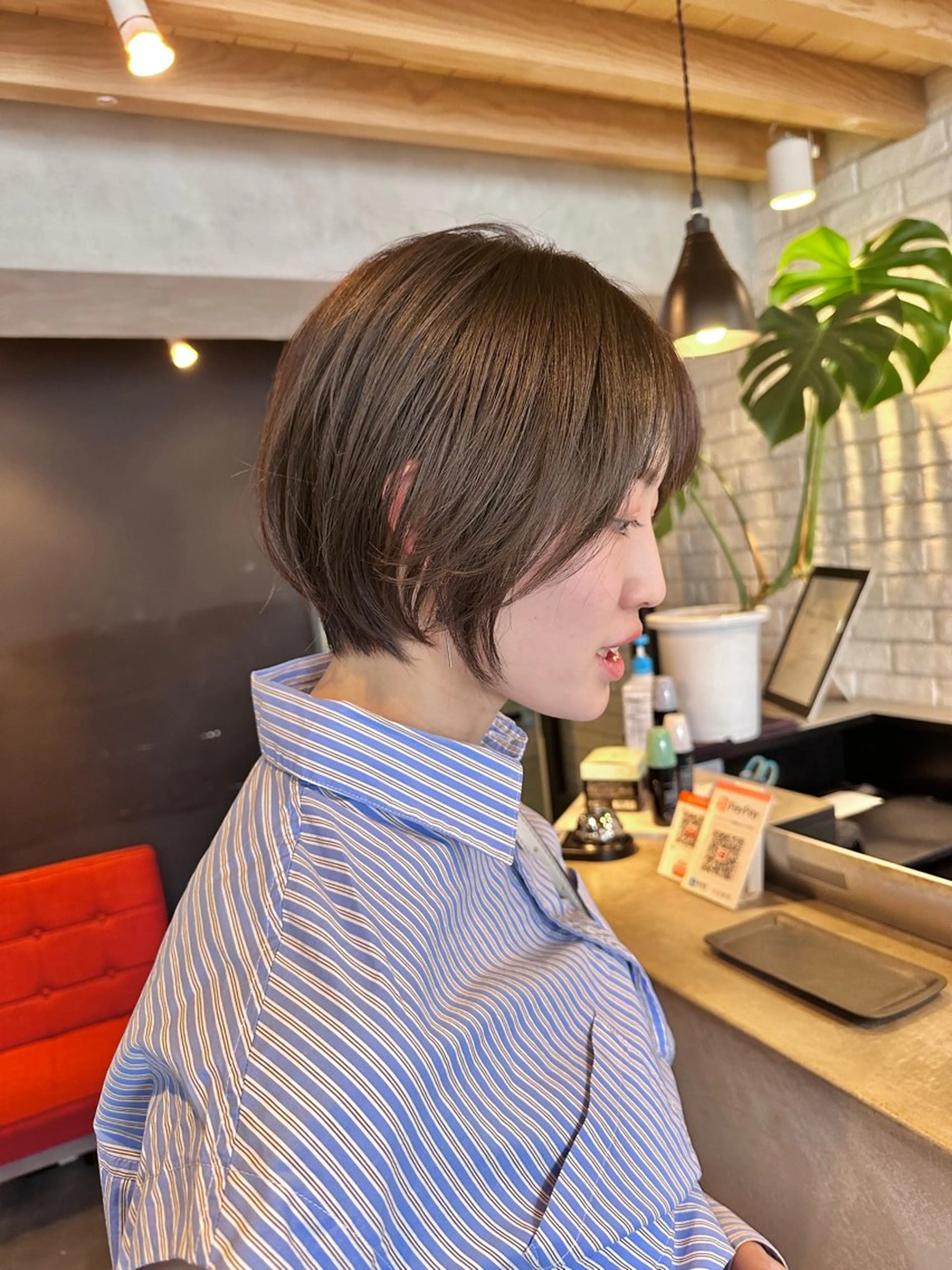 平日20時限定に合わせショートカット+トリートメントの写真