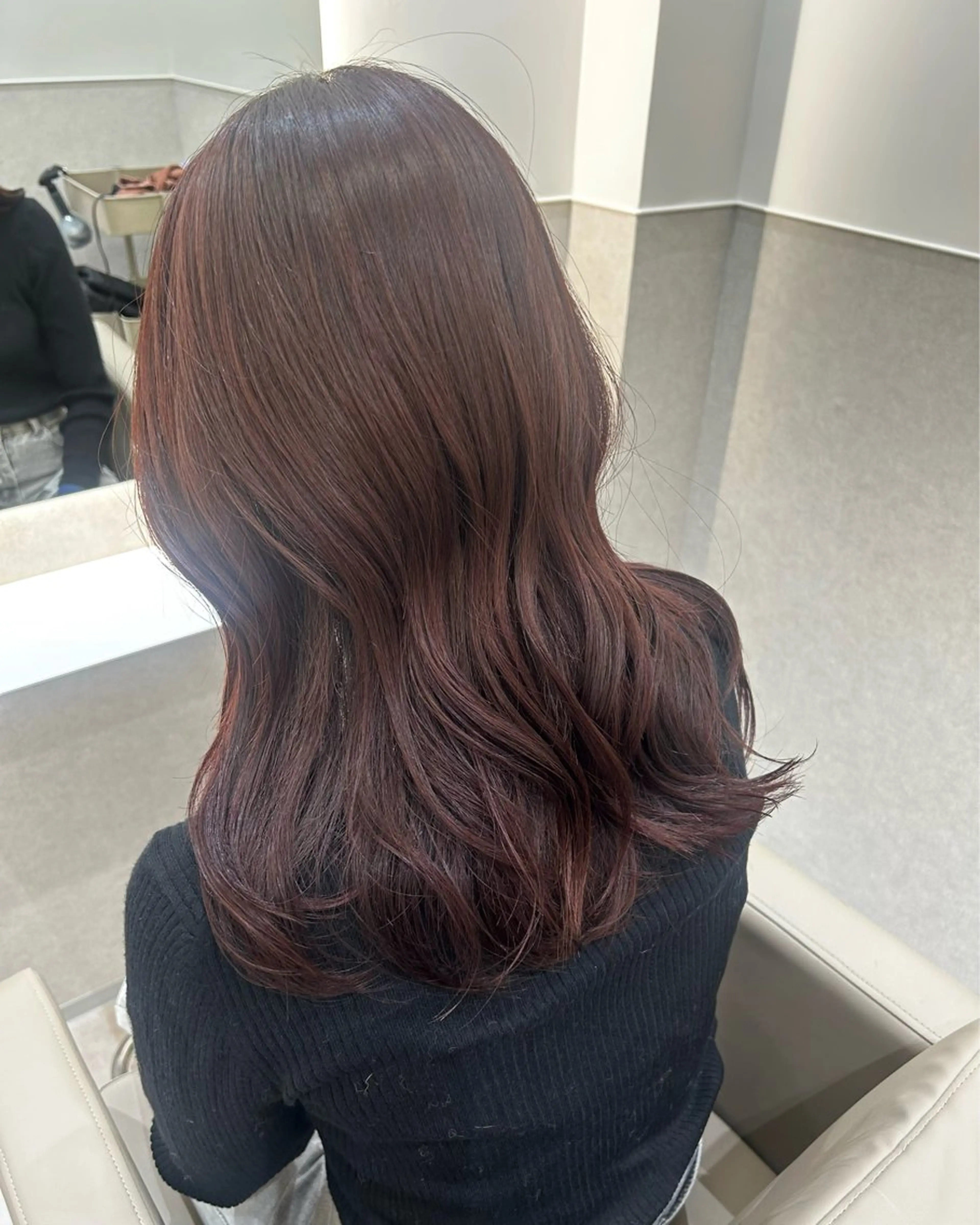 セミロング カラー カット ヘアカラー トリートメント Nanaha /レイヤーカットのヘアスタイル