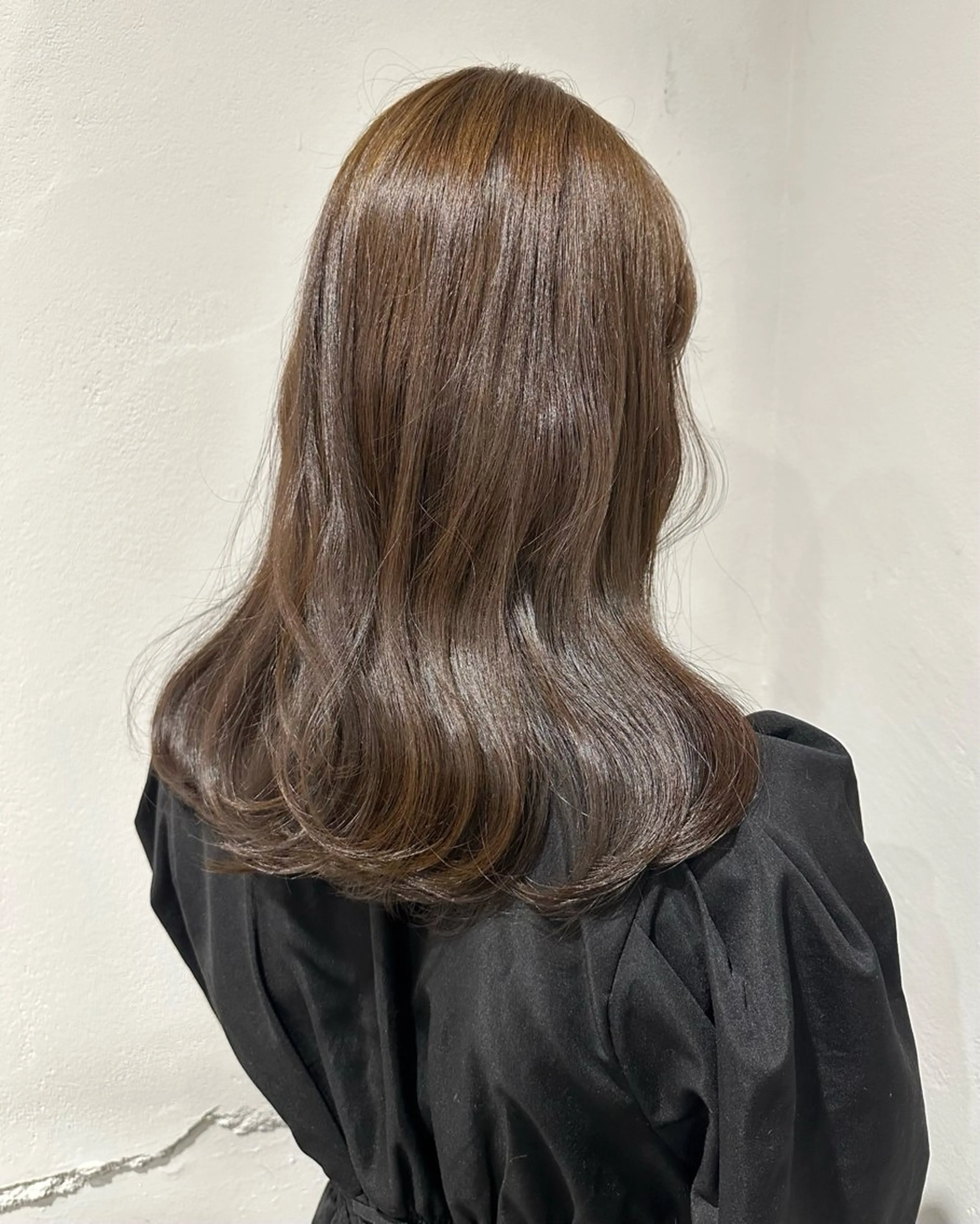 セミロング 稲本麻衣 【韓国ヘア】のヘアスタイル