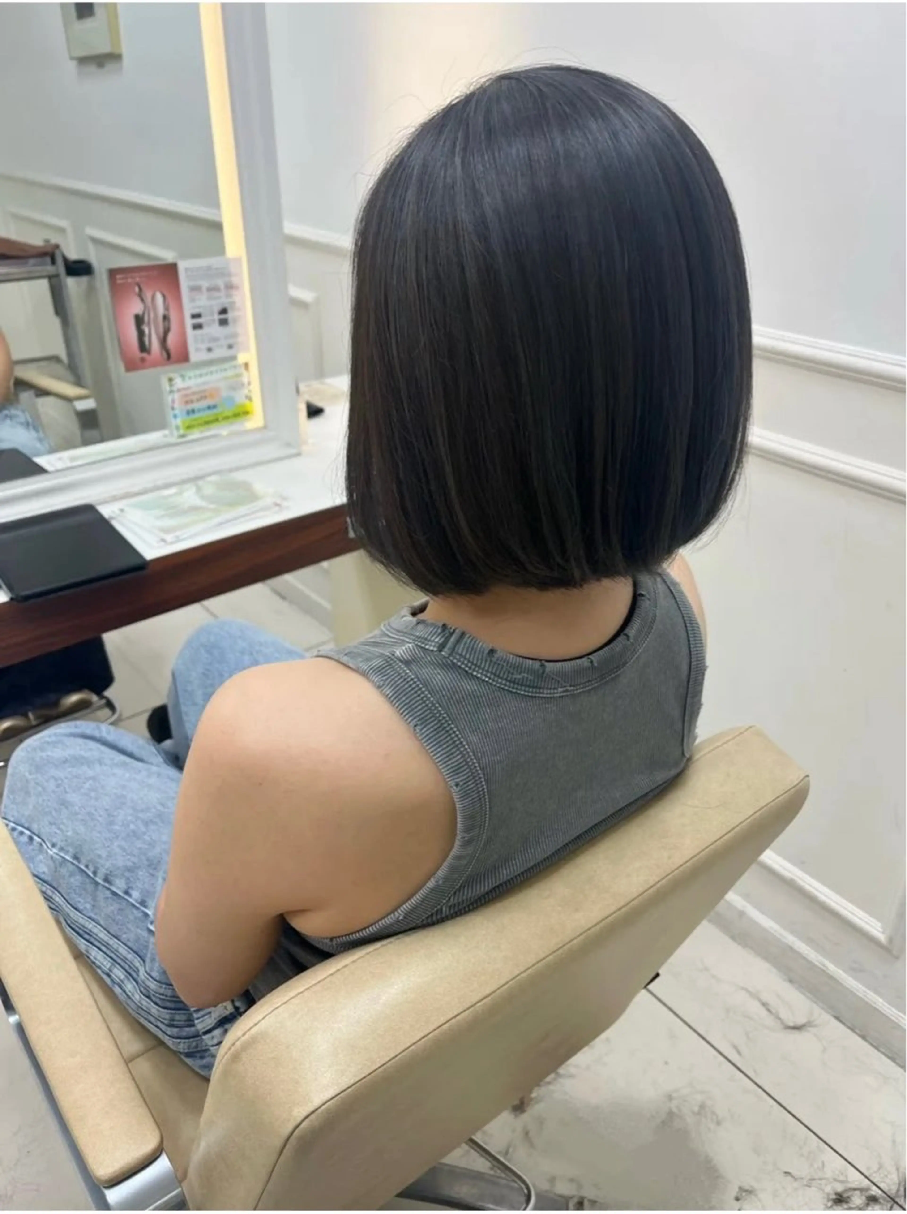 ショート カラー カットカラーモデル BASSA上石神井店のヘアスタイル