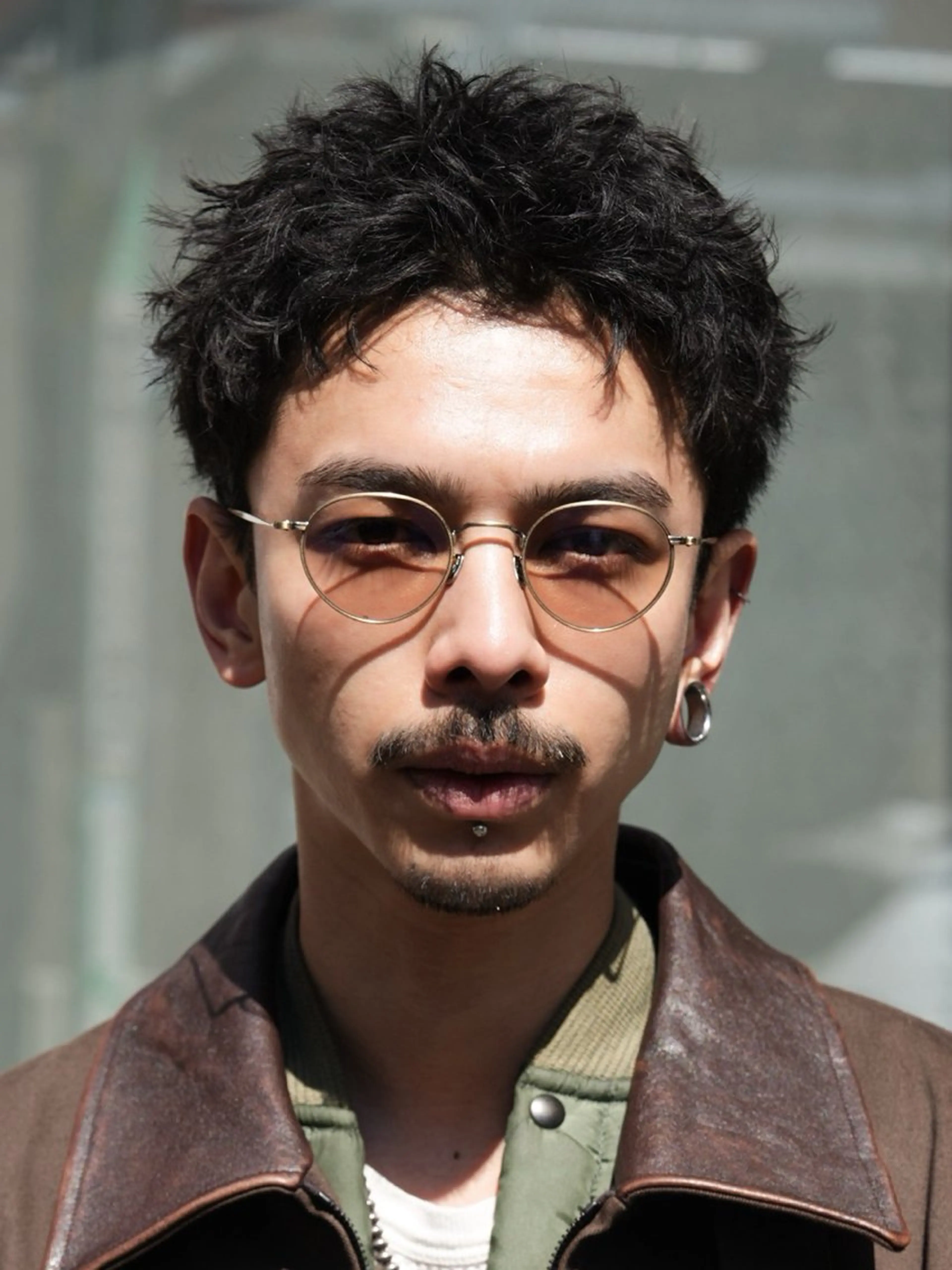 パーマ メンズ 原宿波巻きスパイラル パーマTOSHIのヘアスタイル