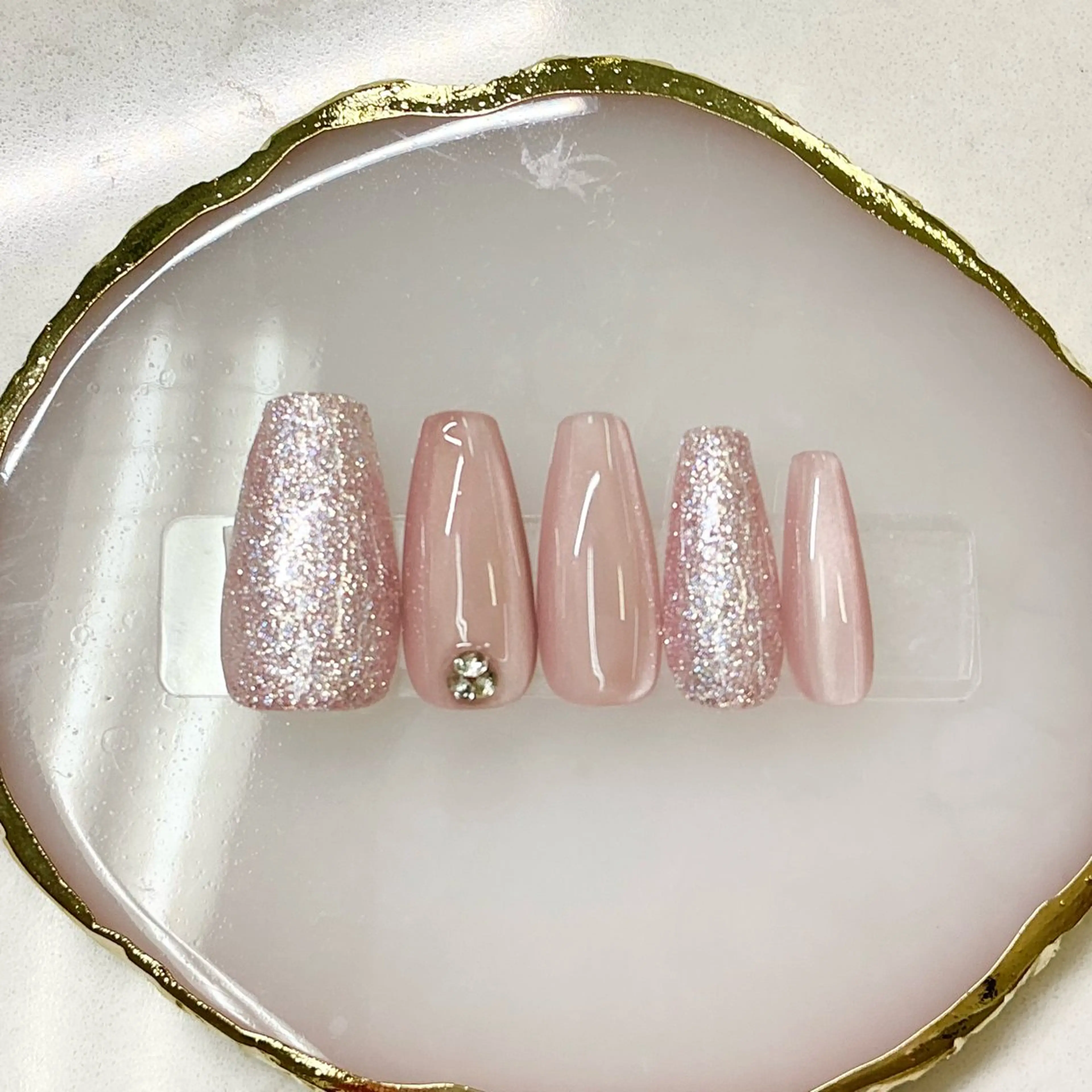 ネイル アートネイル フットネイル フレンチネイル ジェルネイル ガラスフレンチ Queeens nailのネイルデザイン
