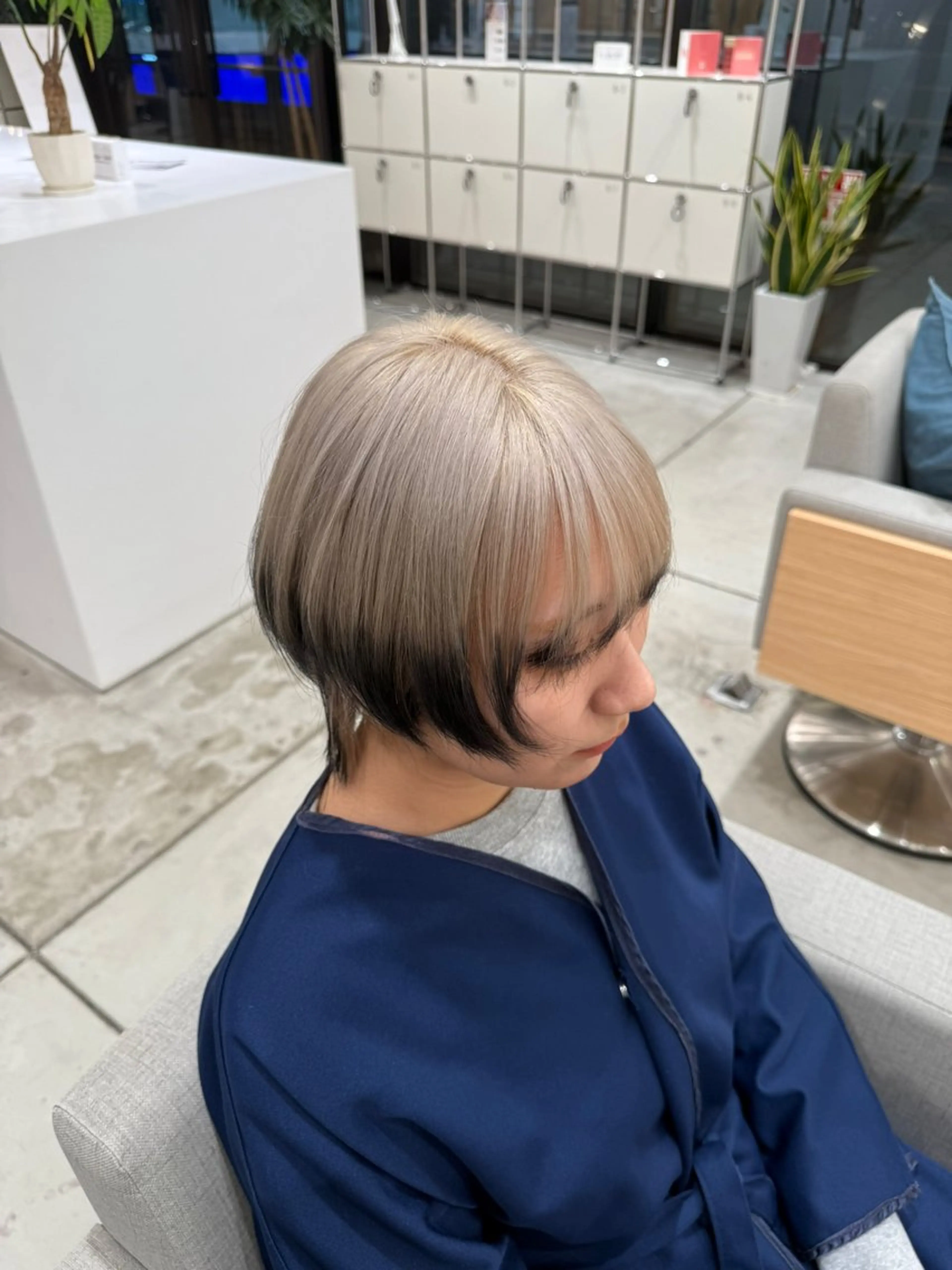 ショート カラー 黒髪 ヘアカラー トリートメント パーマモデル募集中 🧡‬‪田中颯士のヘアスタイル