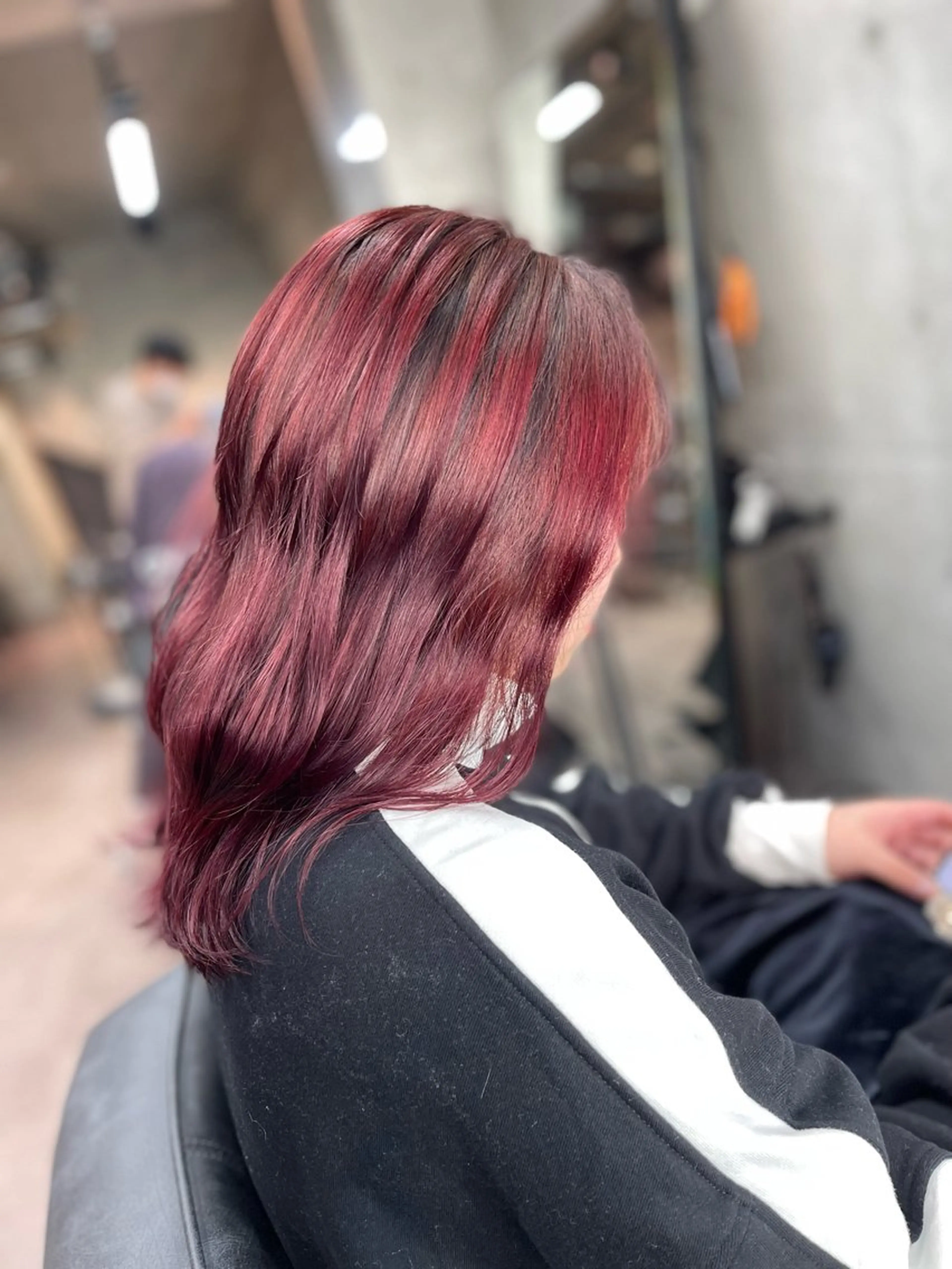 ミディアム カラー ヘアカラー トリートメント 髪質改善/堀江 ケアカラーtoshiのヘアスタイル