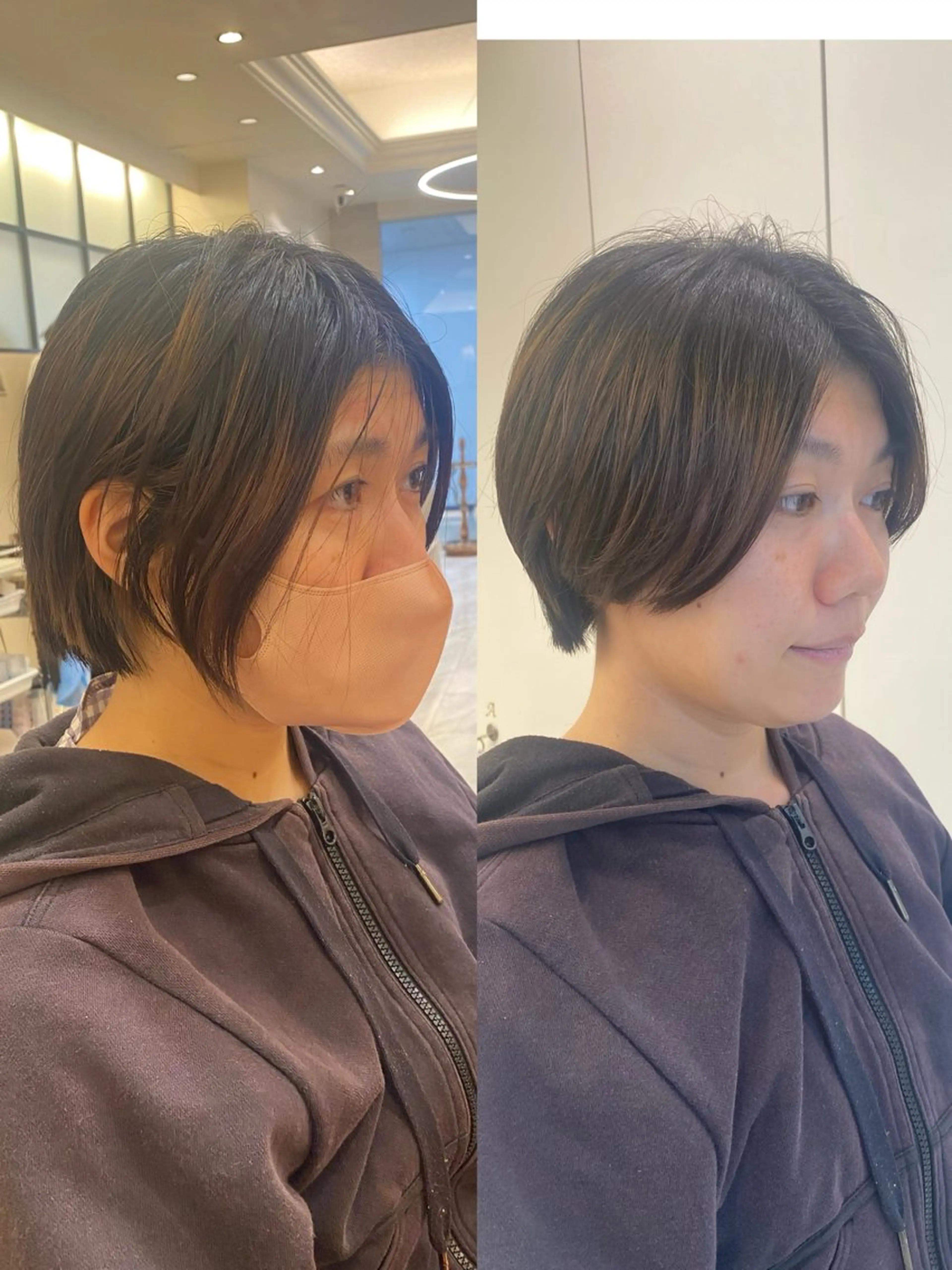 ショート 【ショート/ボブ 丸みショート】深萱のヘアスタイル