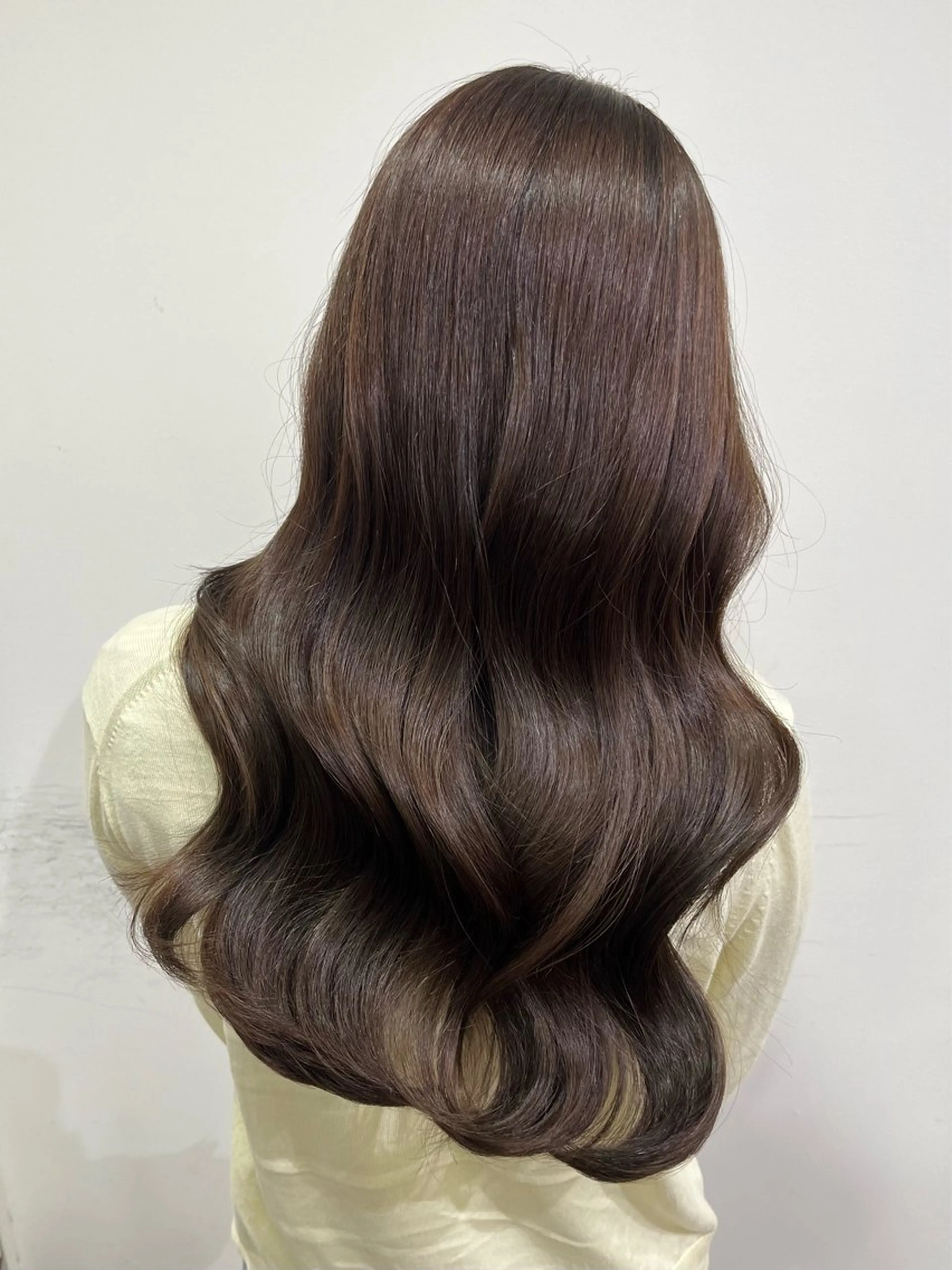 ロング カラー ベージュカラー ヘーゼル ヘアカラー 🎀仙台/艶カラー /暖色/ありさ🎀のヘアスタイル