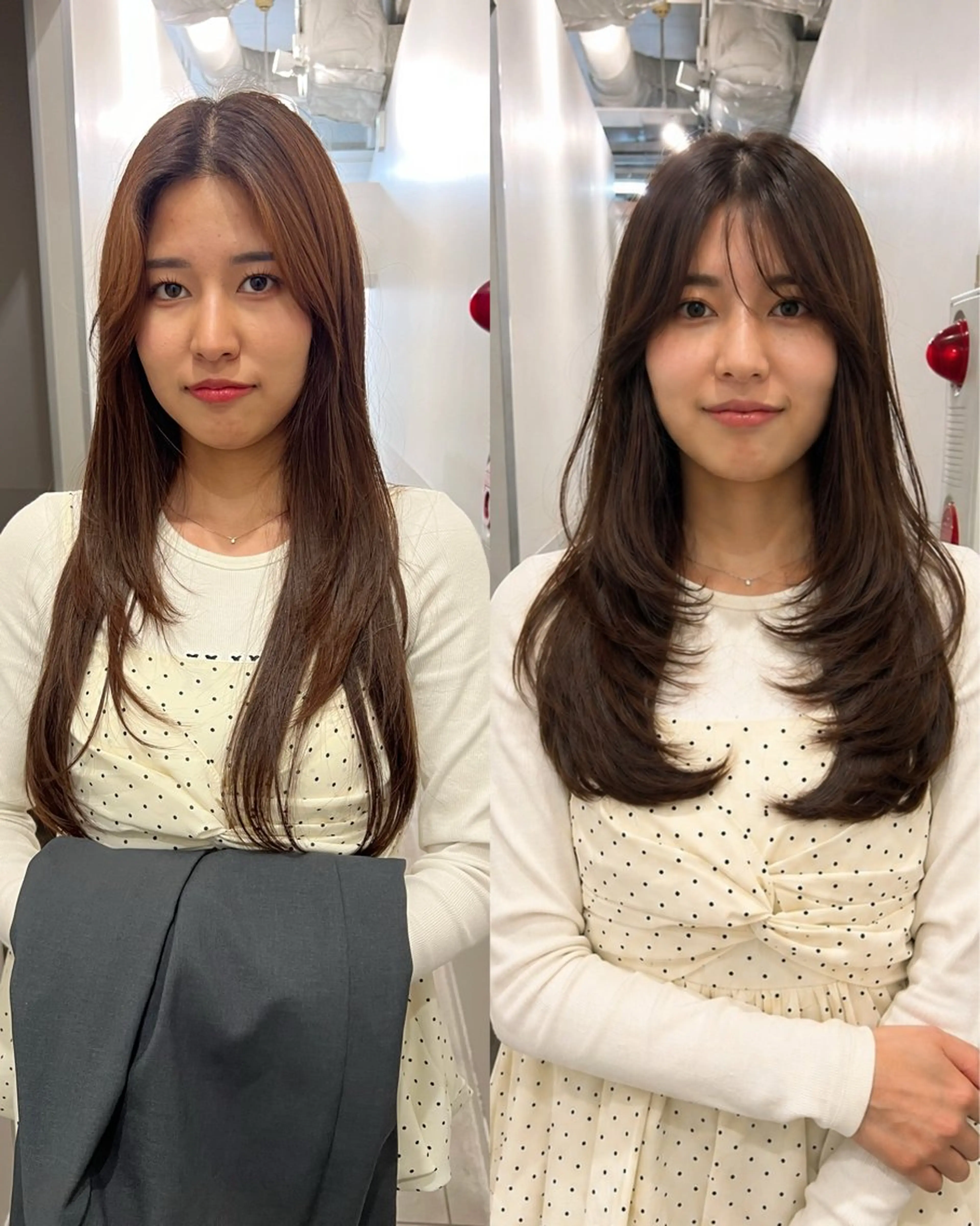セミロング レイヤーカット 峠 祐樹のヘアスタイル