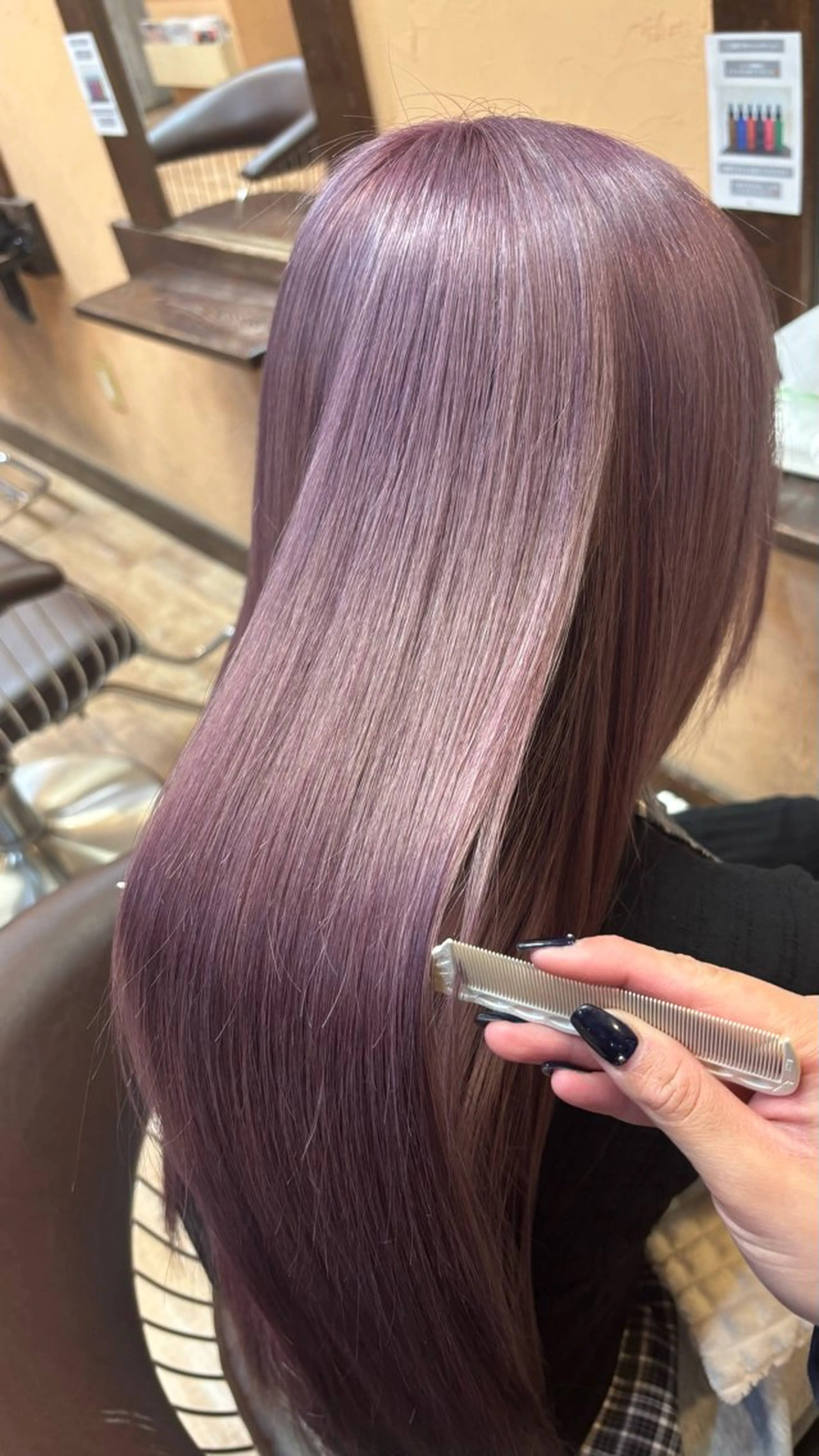 ロング カラー ヘアカラー トリートメント ブリーチカラー🎀 Himariのヘアスタイル