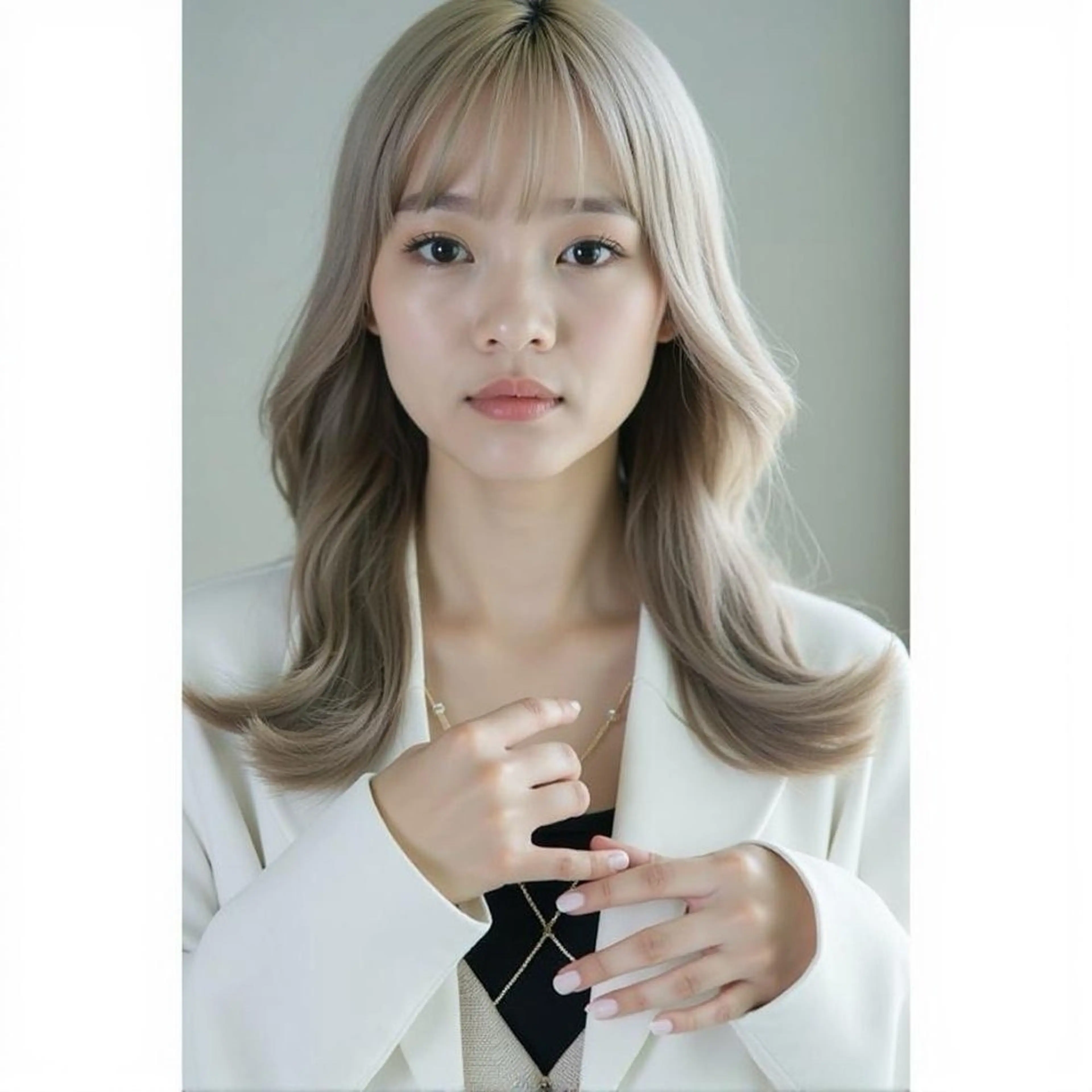 セミロング バレイヤージュ⭐️ 栄/舩木裕矢のヘアスタイル