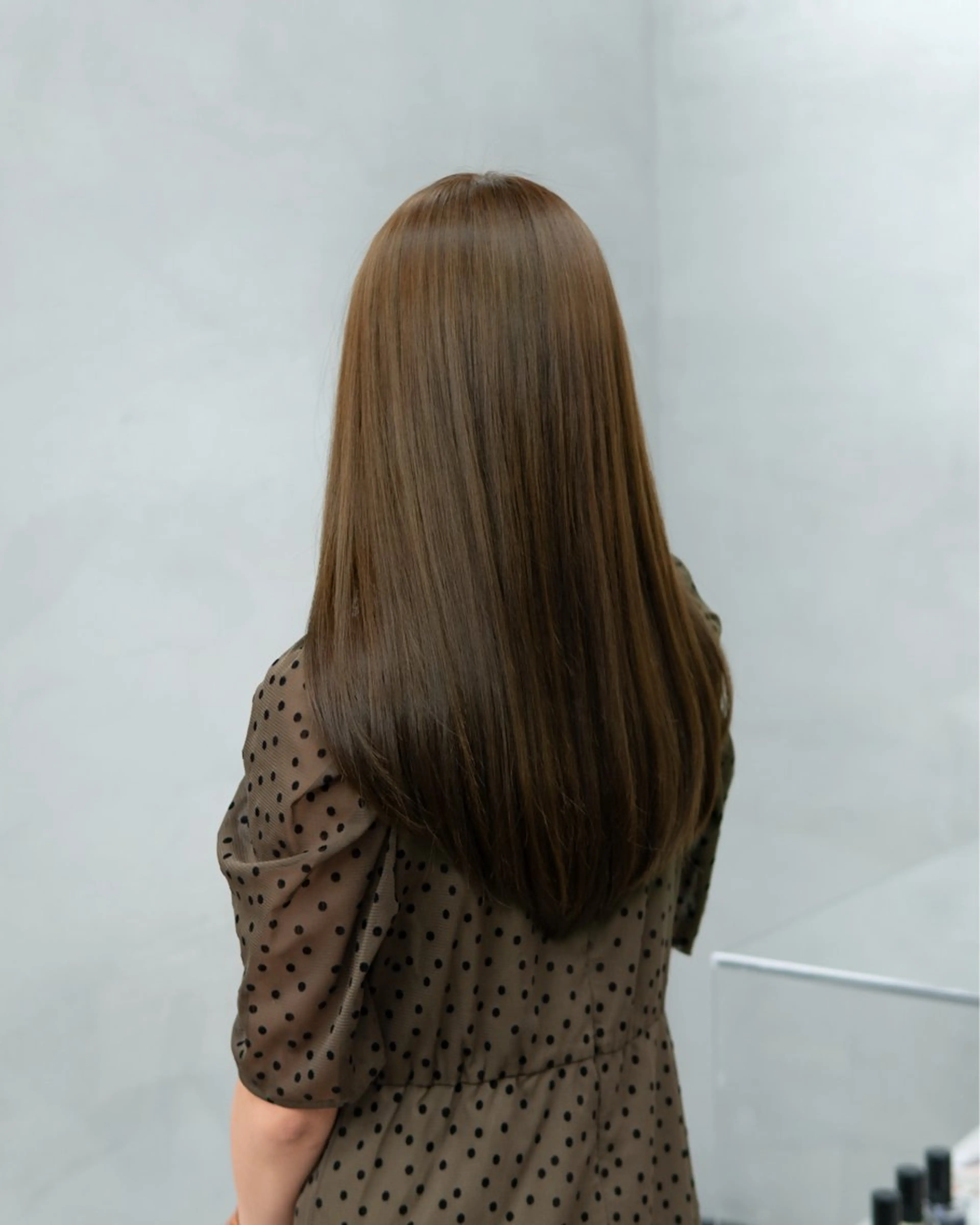 ロング カラー ベージュカラー 透明感カラー オリーブベージュ トリートメント 🦋髪質改善/艶髪 /カラー/go🦋のヘアスタイル