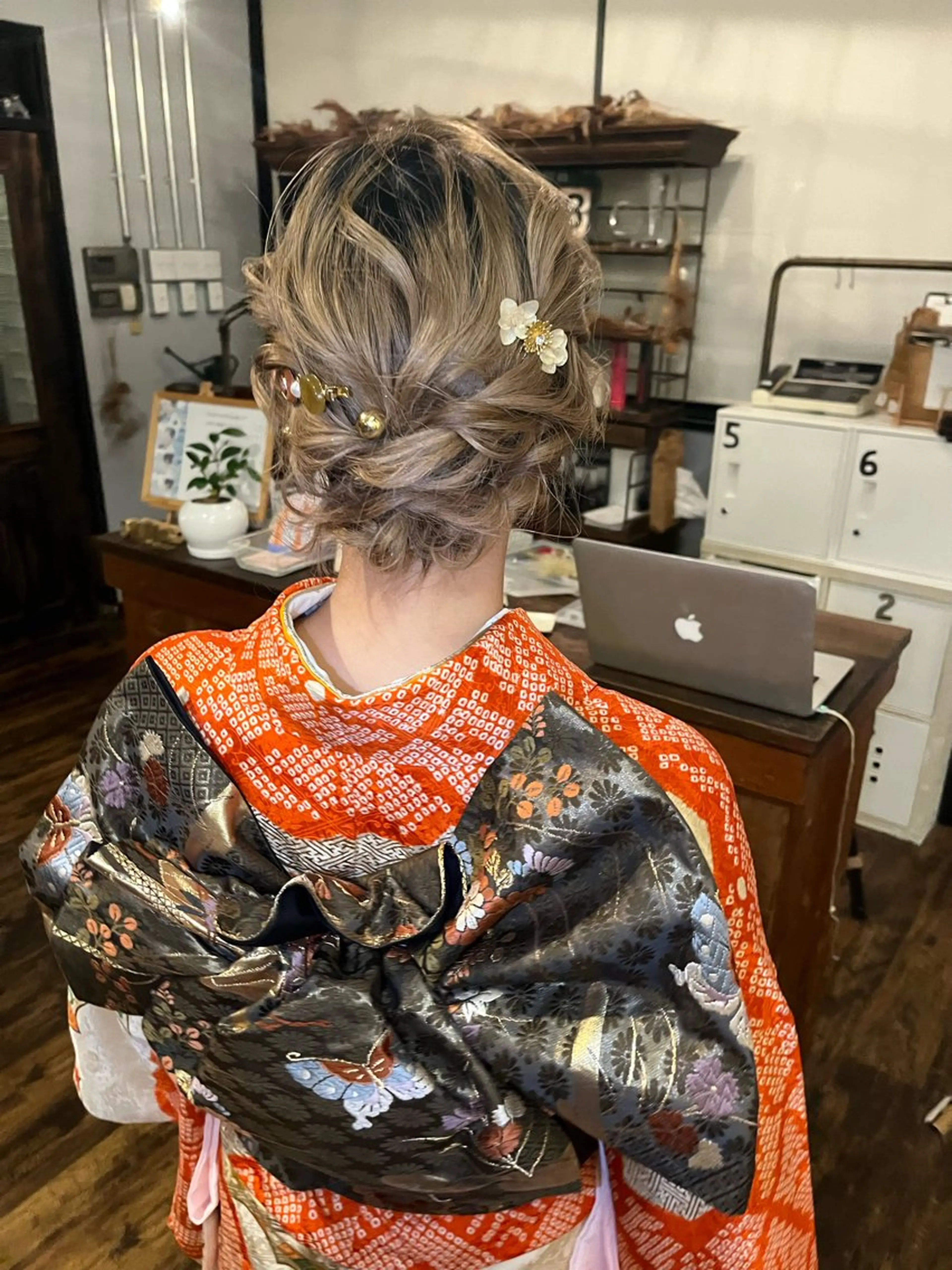 ヘアアレンジ ボブ 山下 明子のヘアスタイル