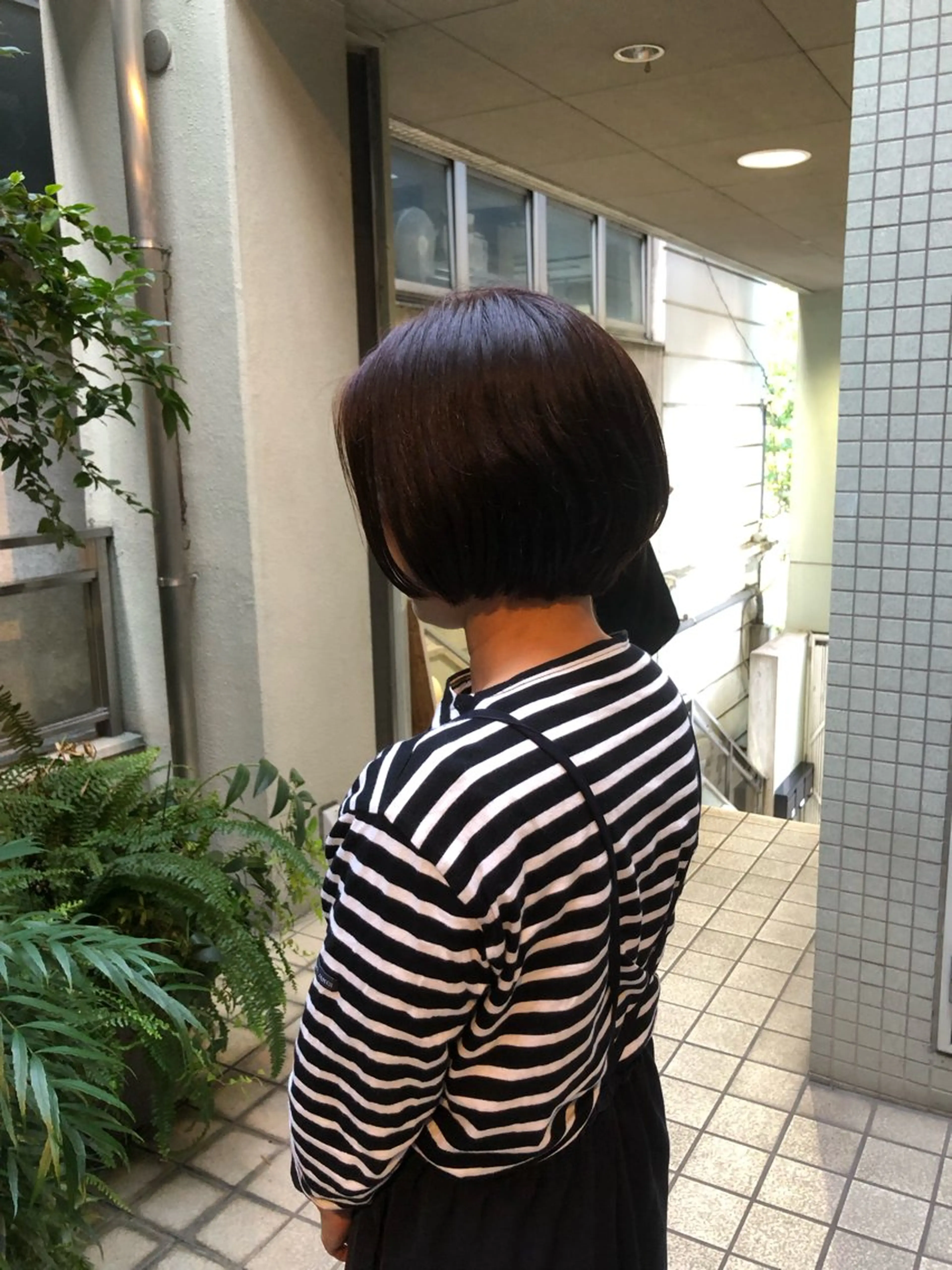ショート ボブ 竹内 絢香のヘアスタイル