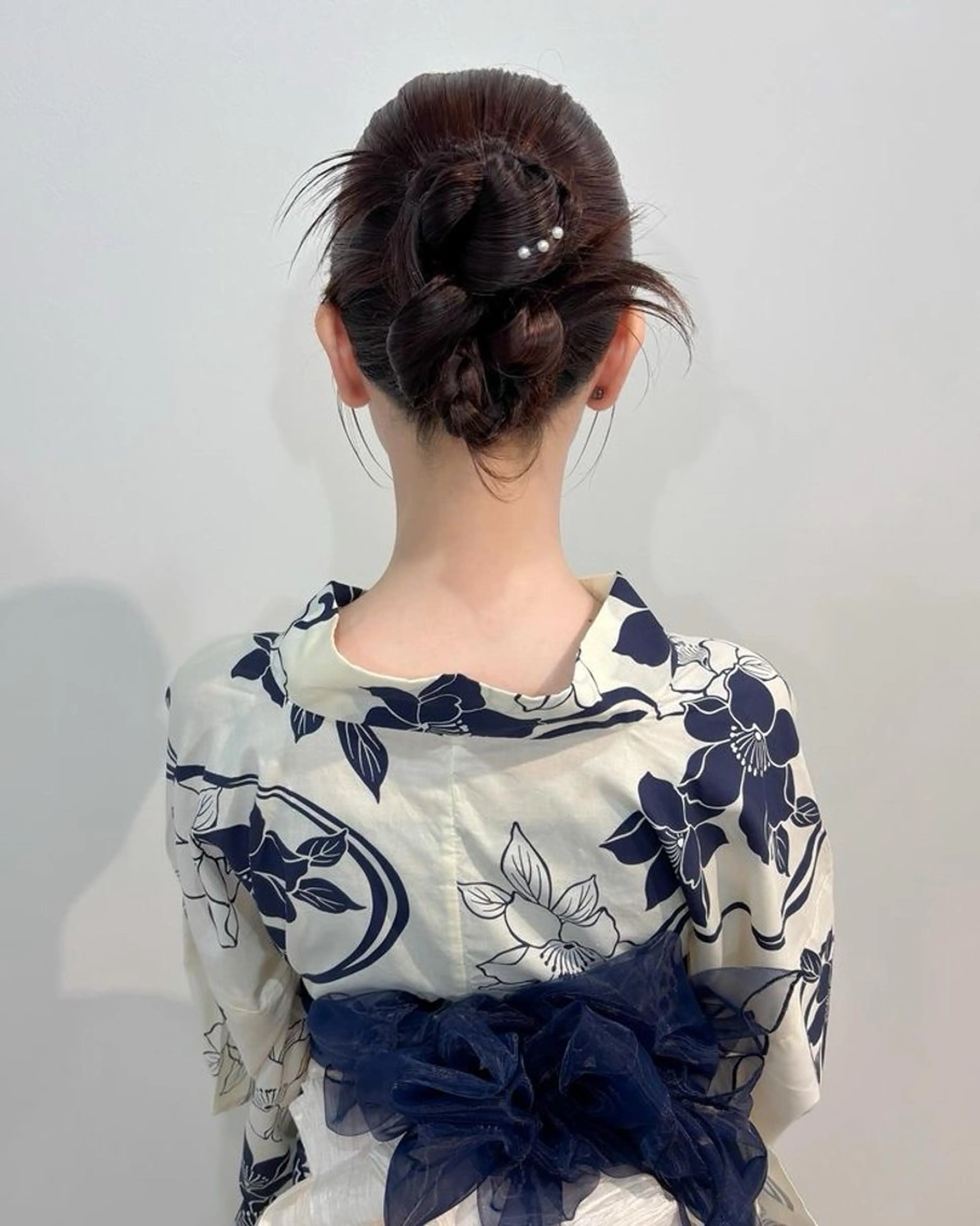 ヘアアレンジ 三つ編み ヘアセット 吉岡 茉穂のヘアスタイル