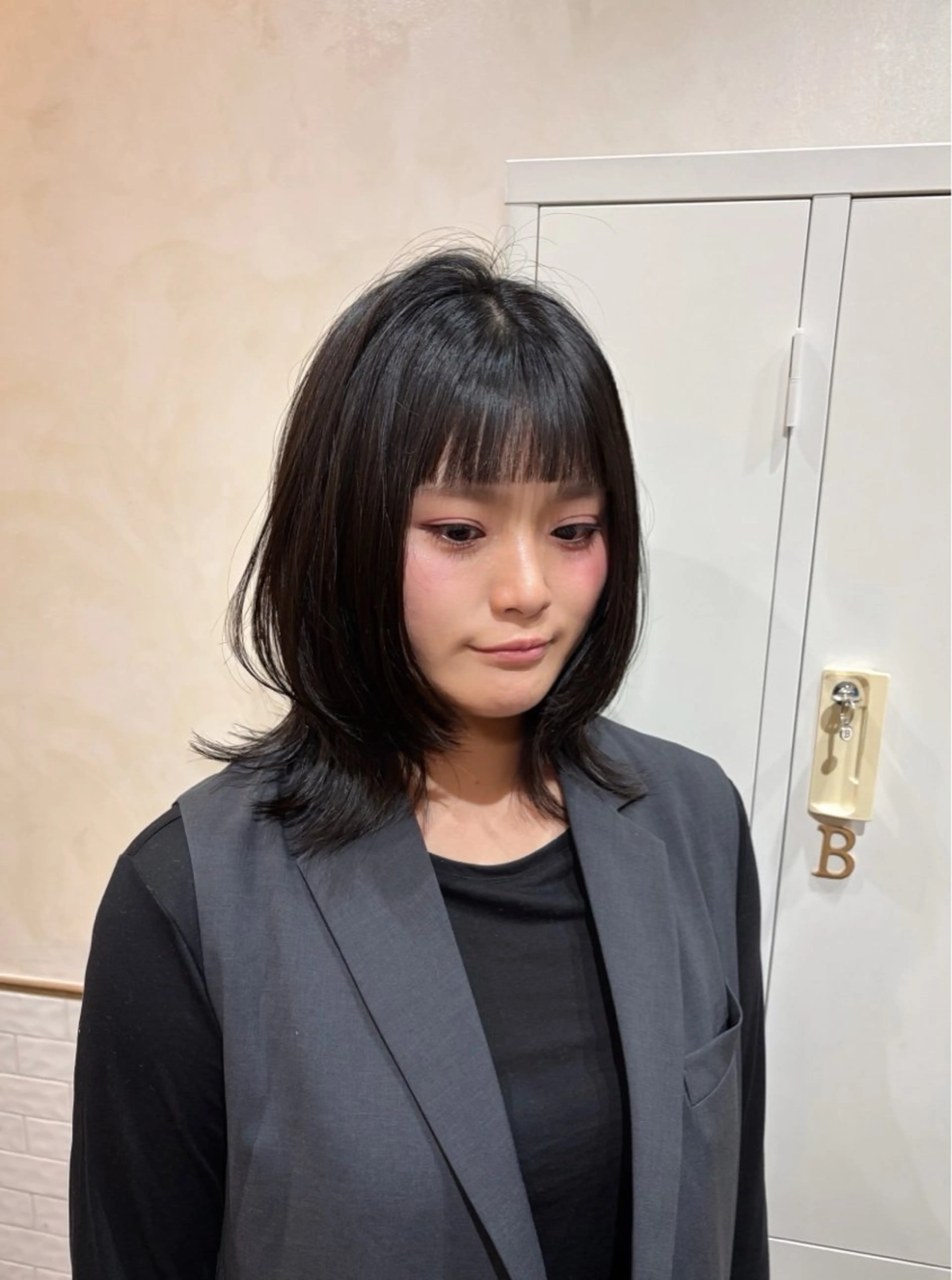 ミディアム トリートメント カット トリートメント ヘアセット ROMEO  京橋店 藤井 碧羽のヘアスタイル