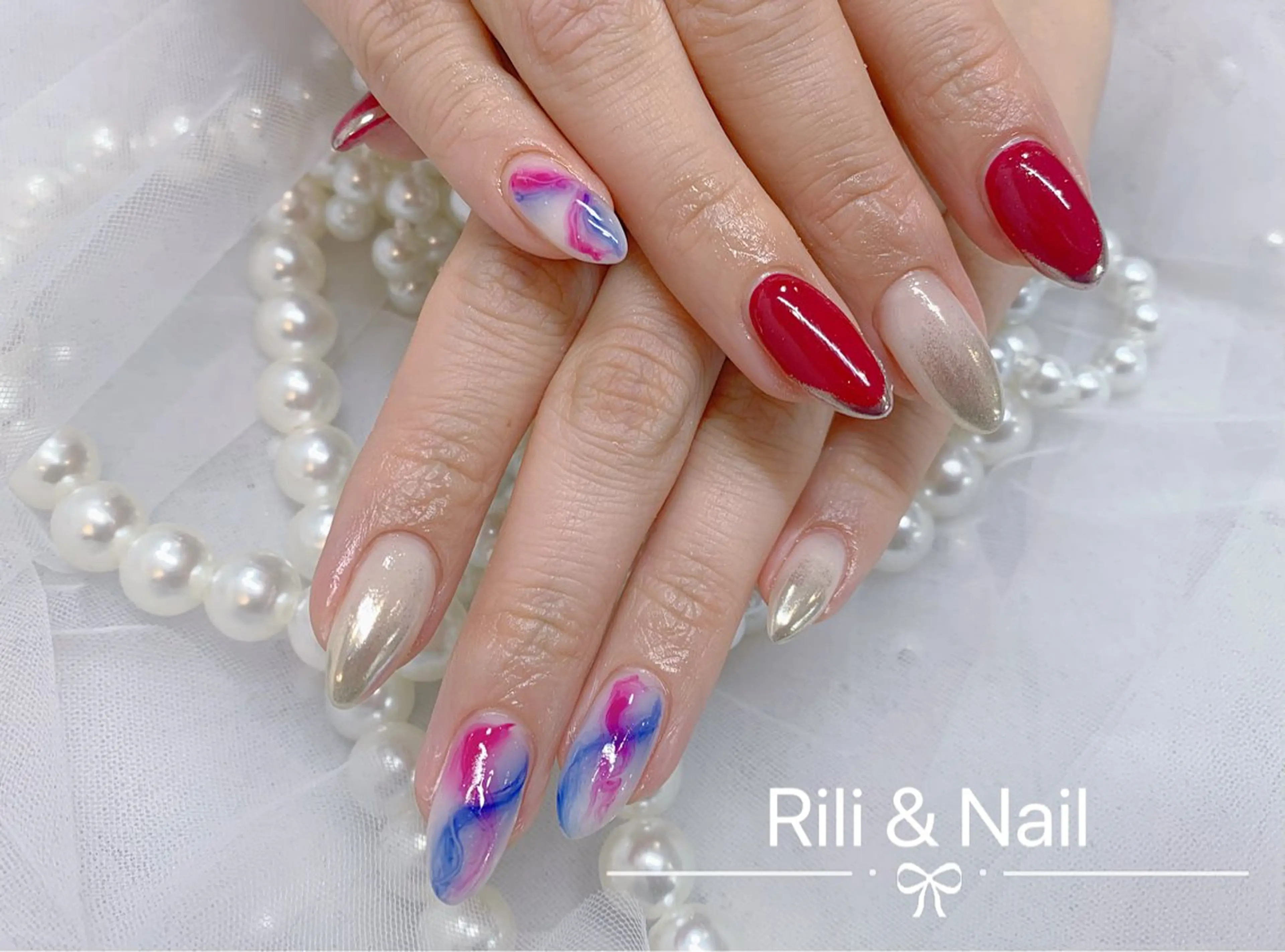 ネイル ハンドネイル Rili 🍀 リリ ネイル サロンのネイルデザイン