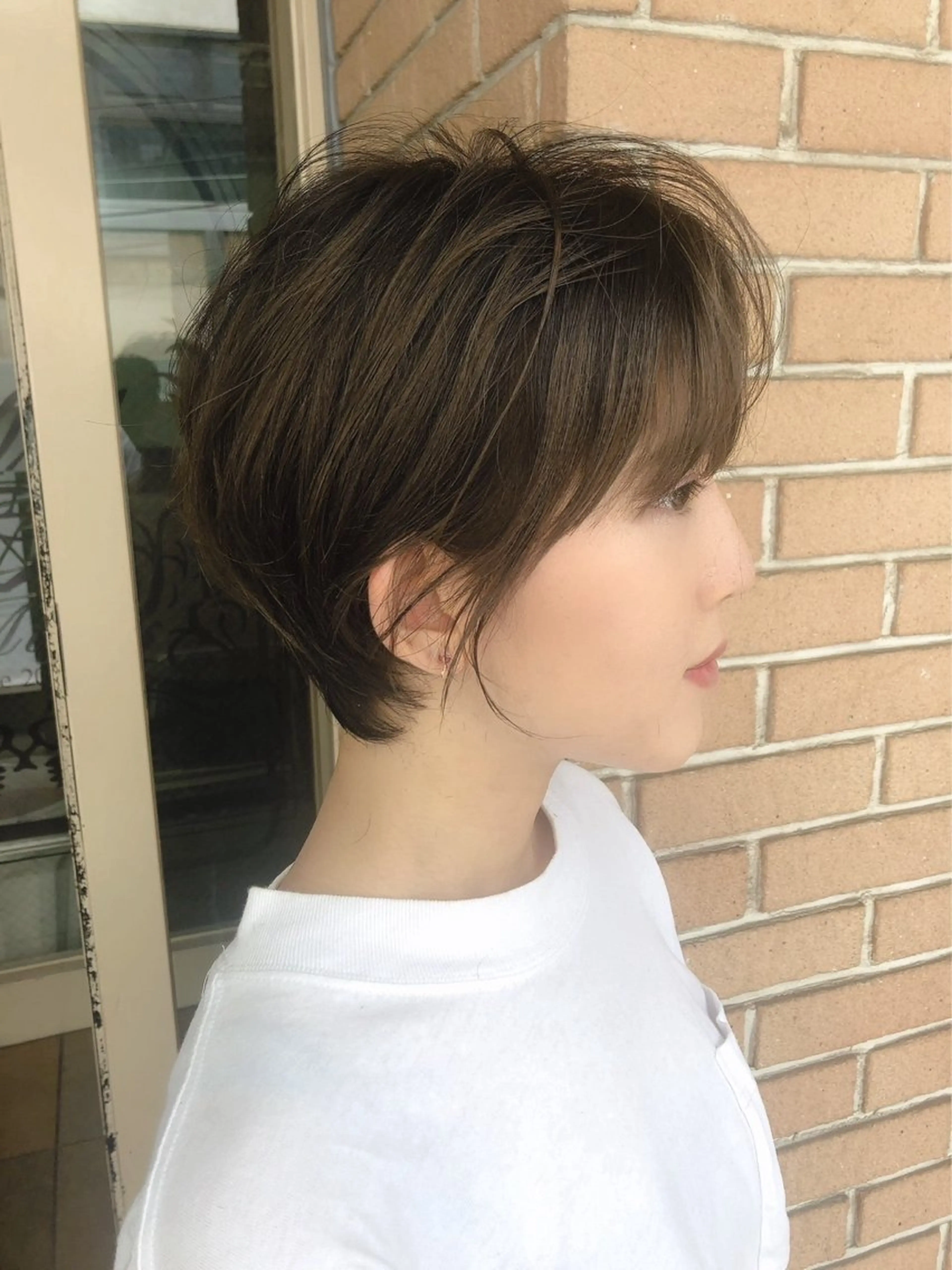 ショート 🔥コテ巻き風 ボブパーマ🔥のヘアスタイル