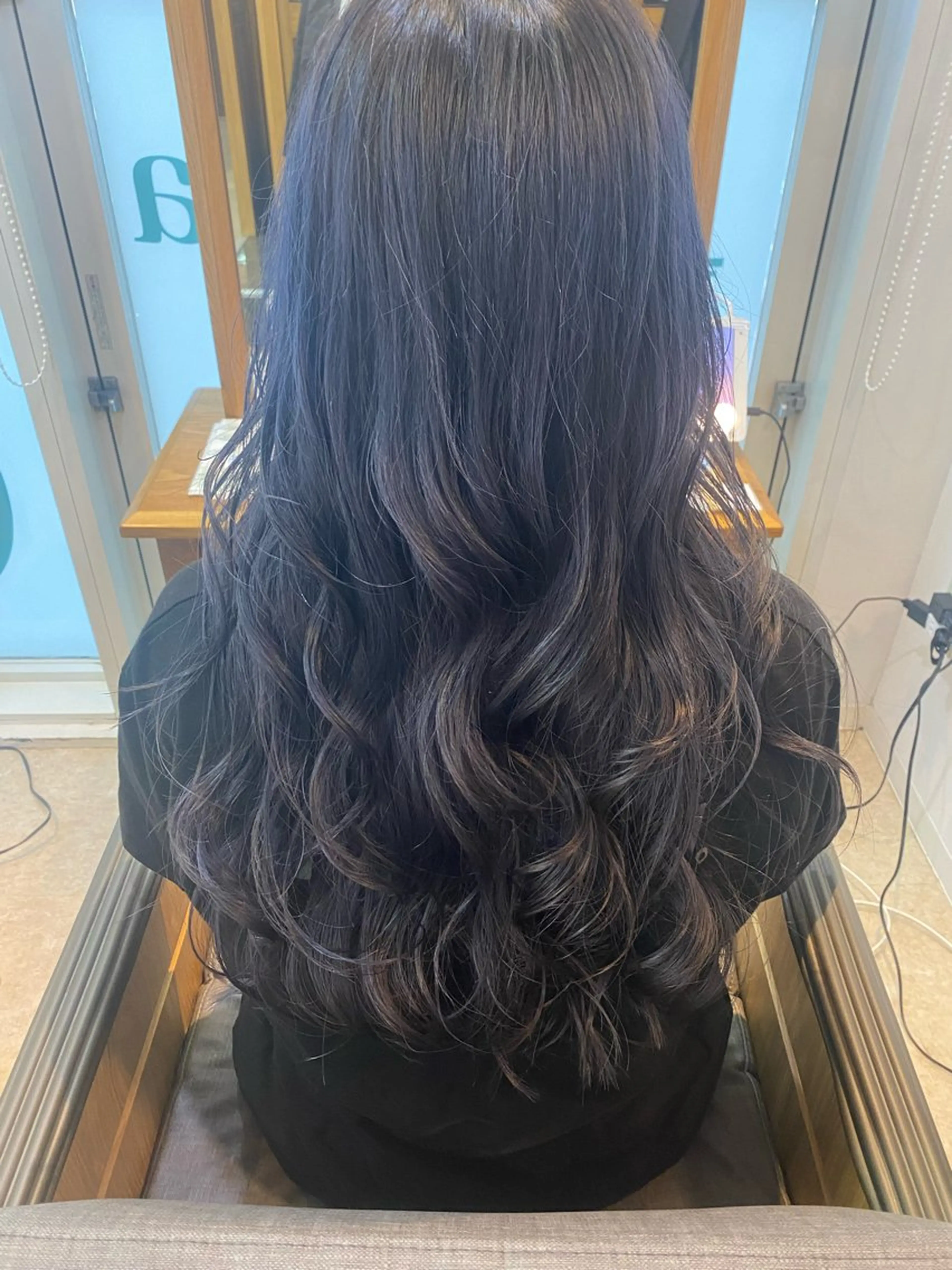 ロング ヘアカラー 柴田 将のヘアスタイル
