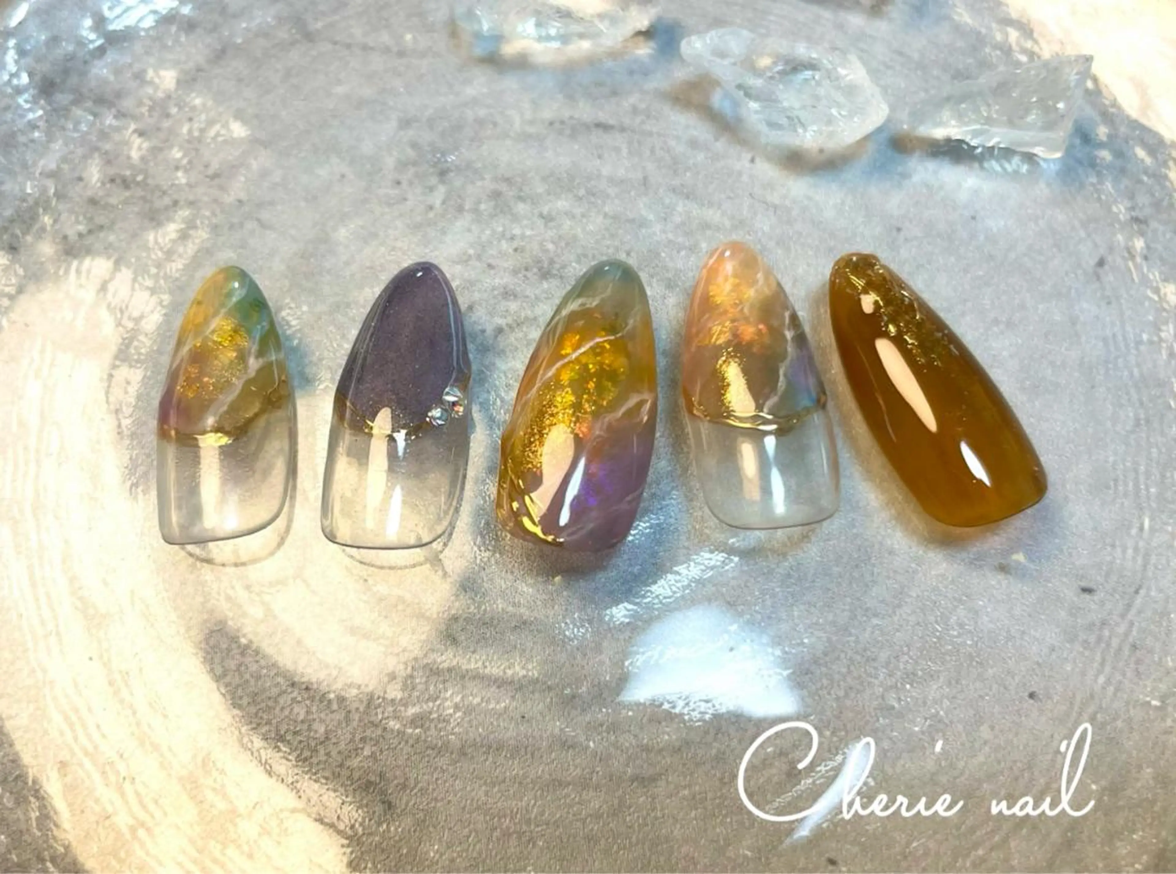 ネイル ハンドネイル Cherienail yunaのネイルデザイン